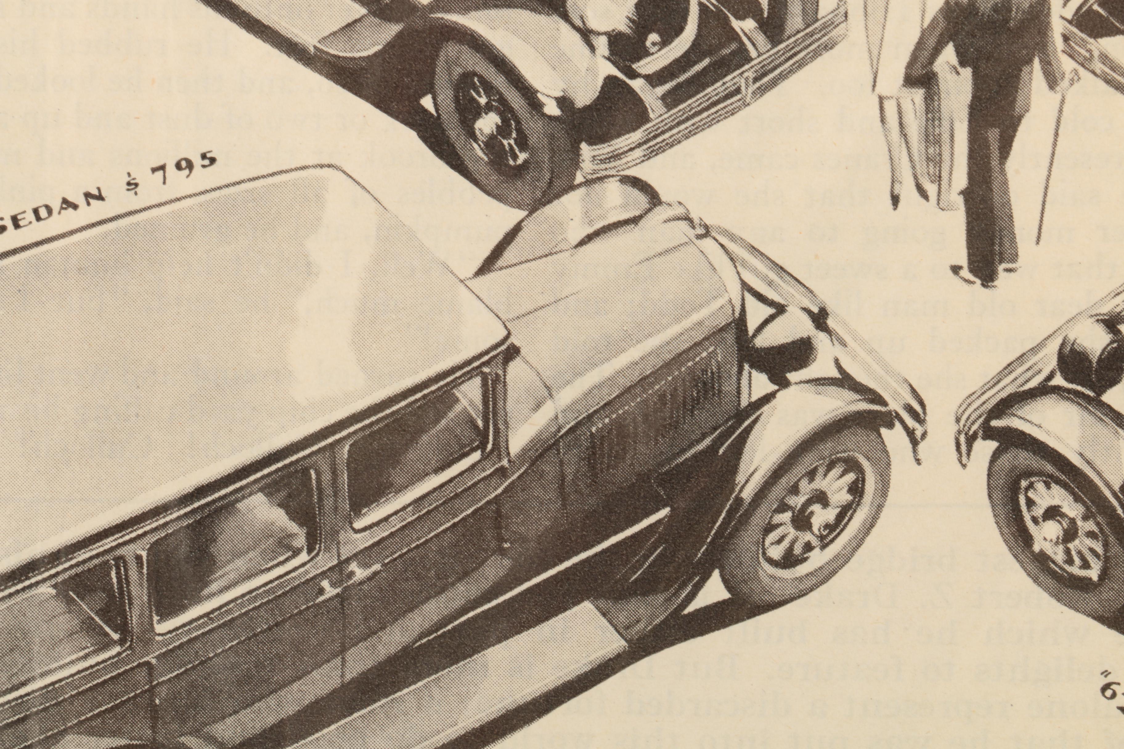 Collection of 1928 Halftone Advertisements from "The American Magazine"