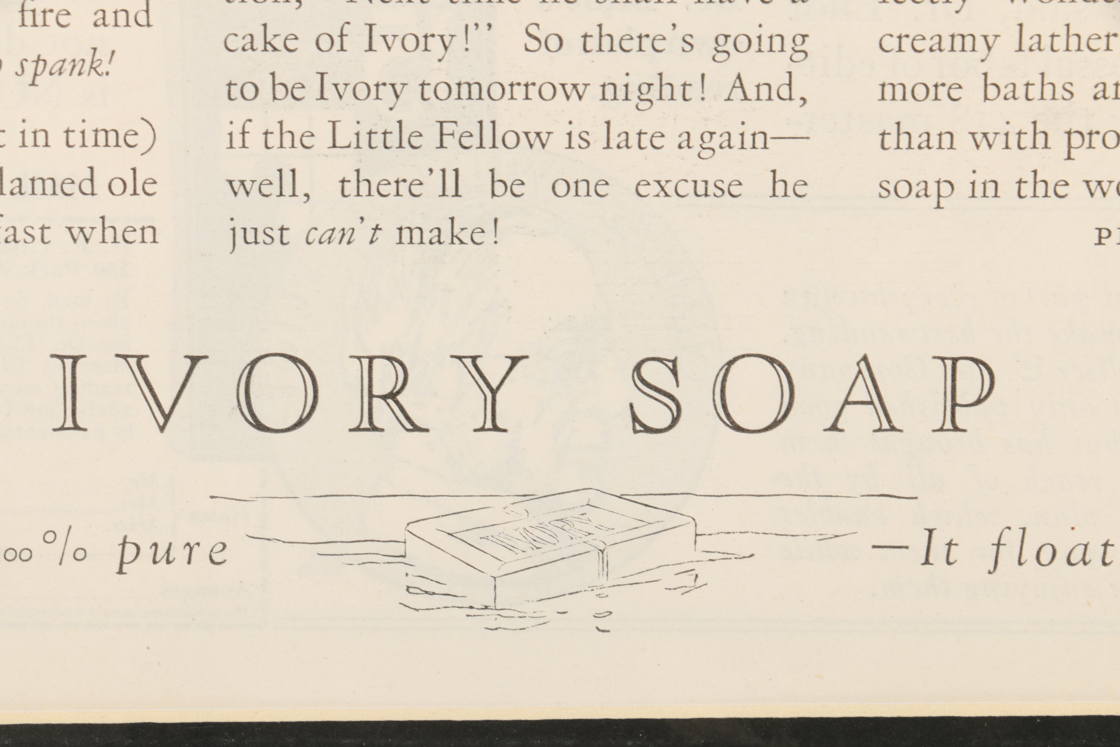 Collection of 1928 Halftone Advertisements from "The American Magazine"