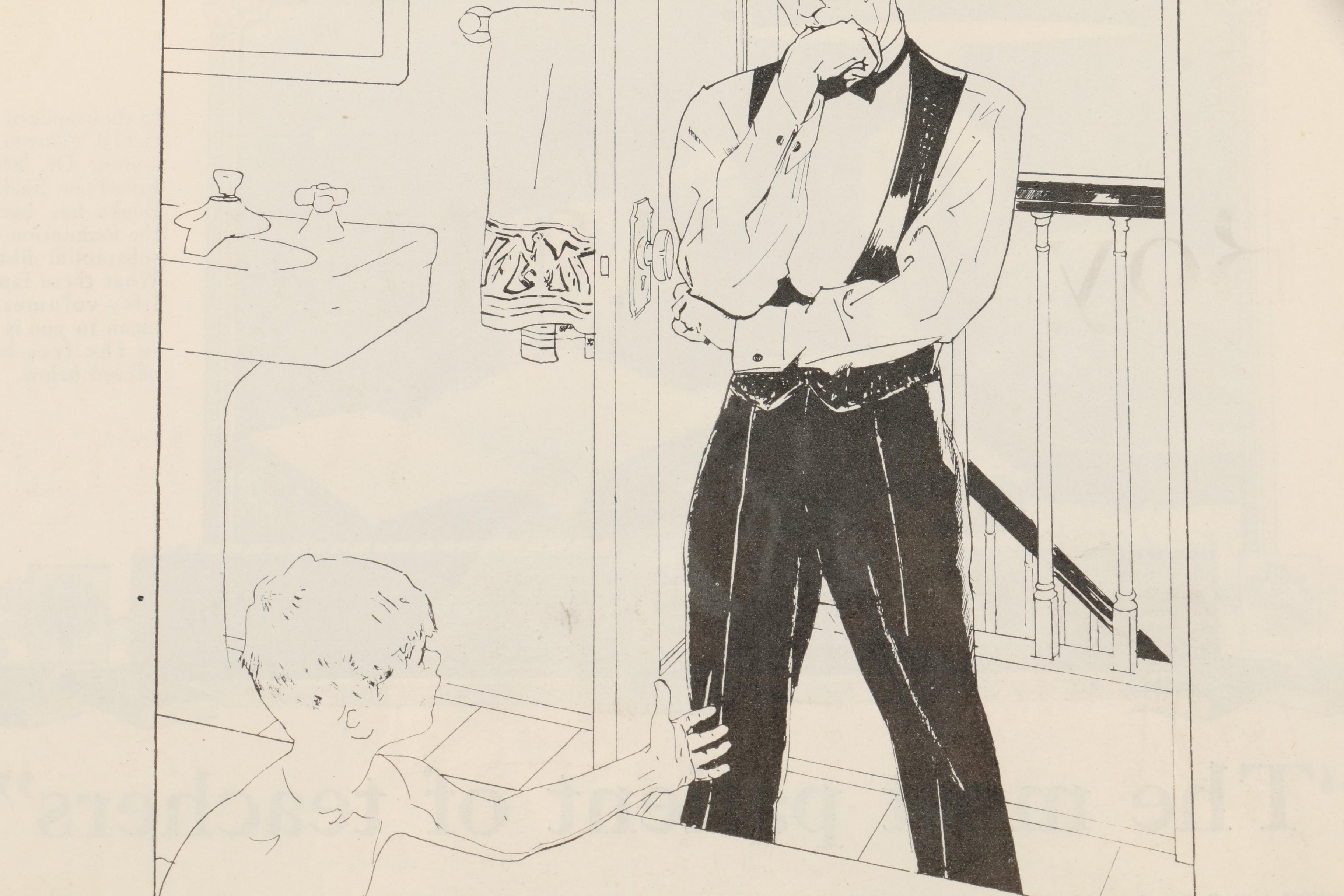 Collection of 1928 Halftone Advertisements from "The American Magazine"