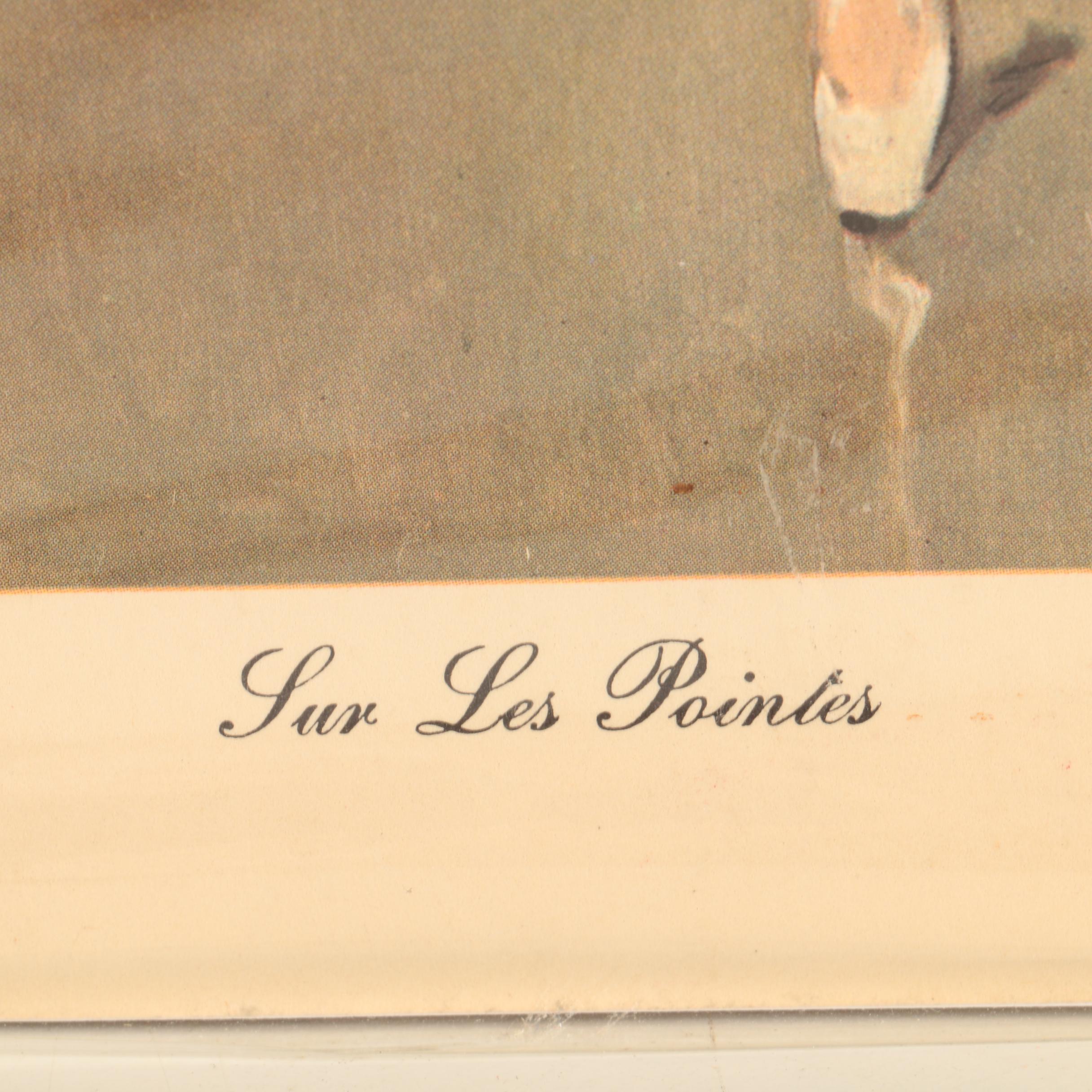 Vintage Advertisements and Ballet Prints