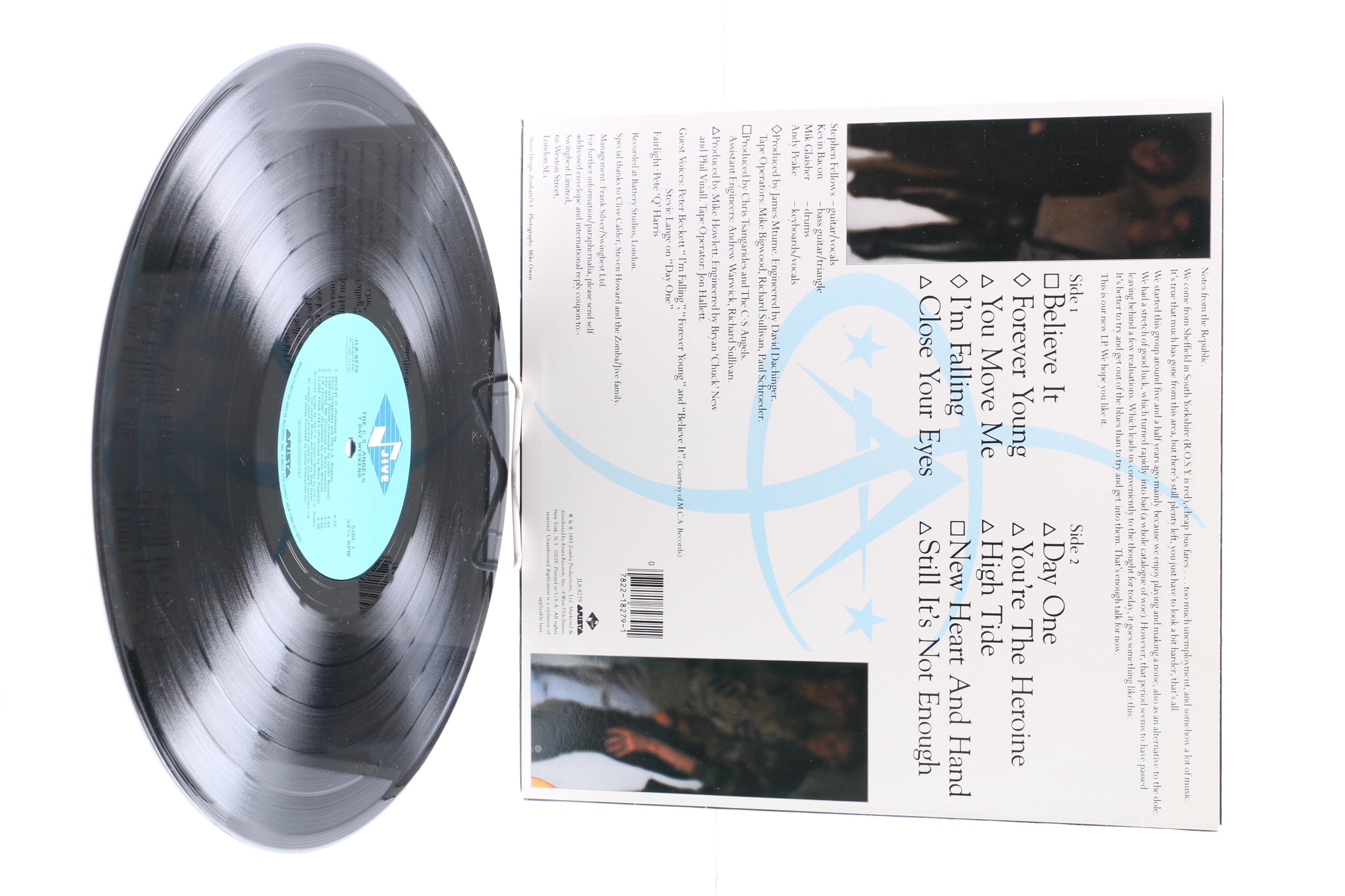 The Comsat Angels LP and 12" Single Including "7 Day Weekend"