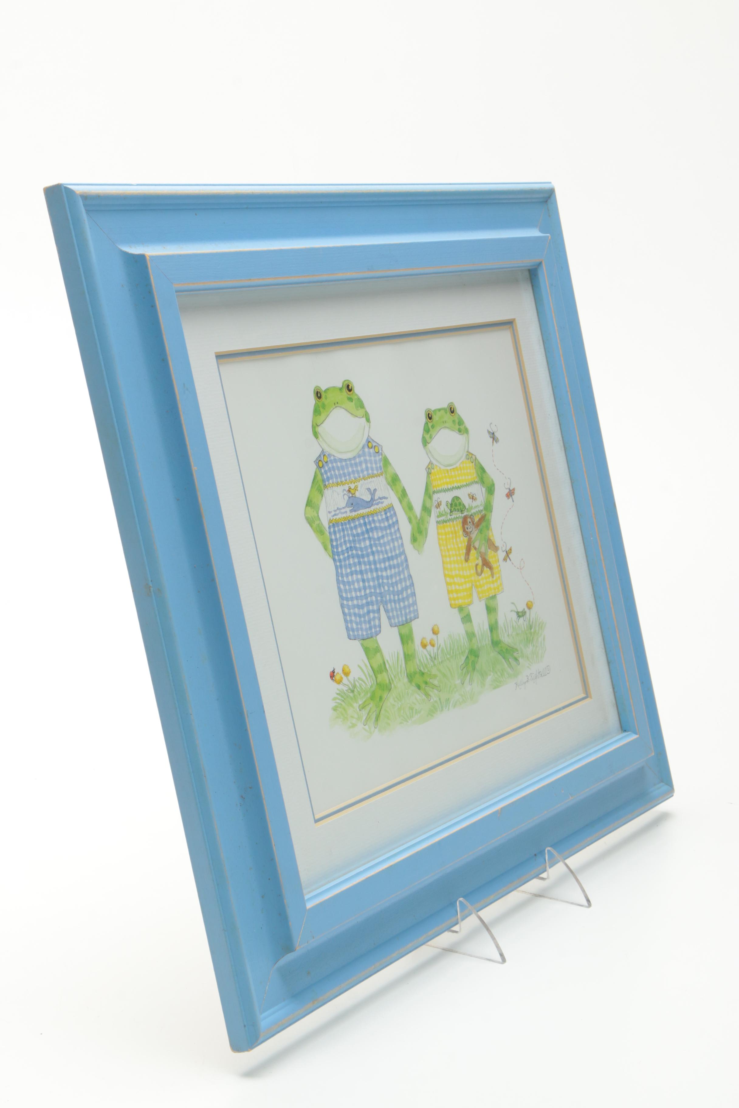 Children's Art Including Carol Kraimer and Print After Kelly B. Rightsell