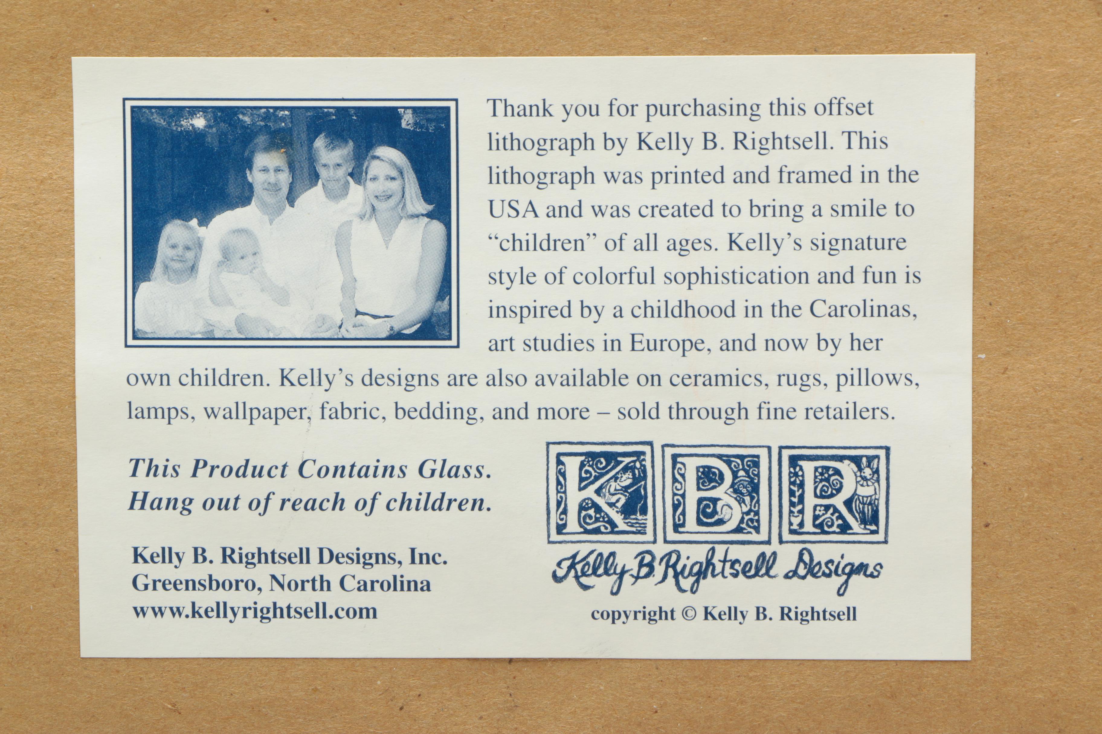 Children's Art Including Carol Kraimer and Print After Kelly B. Rightsell