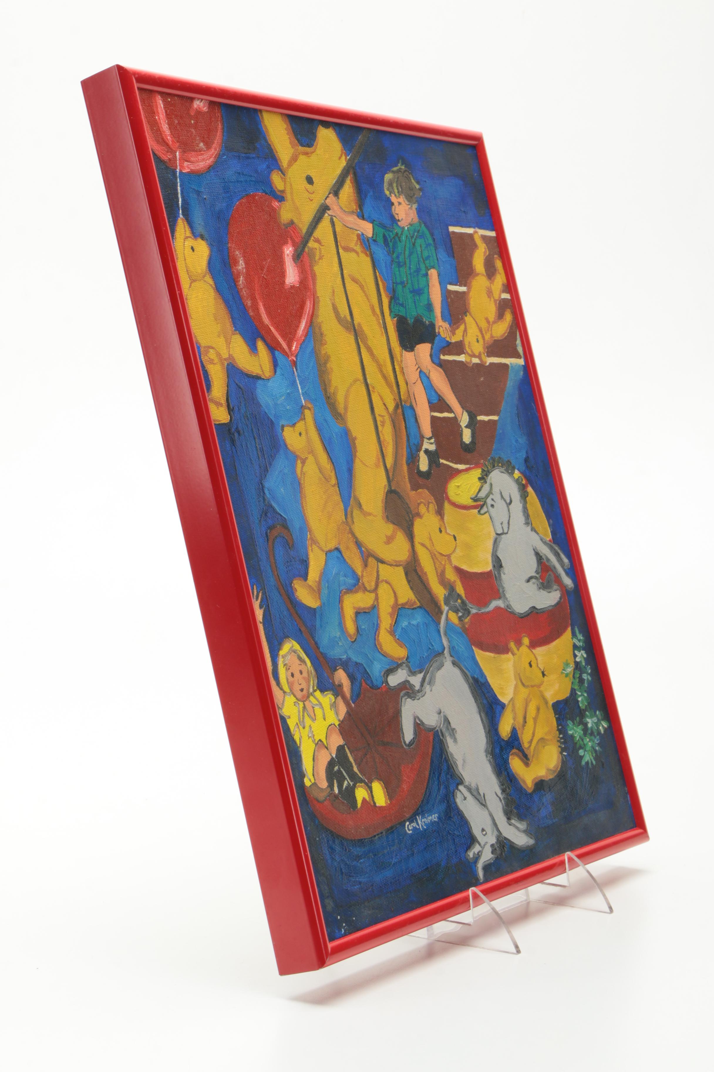 Children's Art Including Carol Kraimer and Print After Kelly B. Rightsell