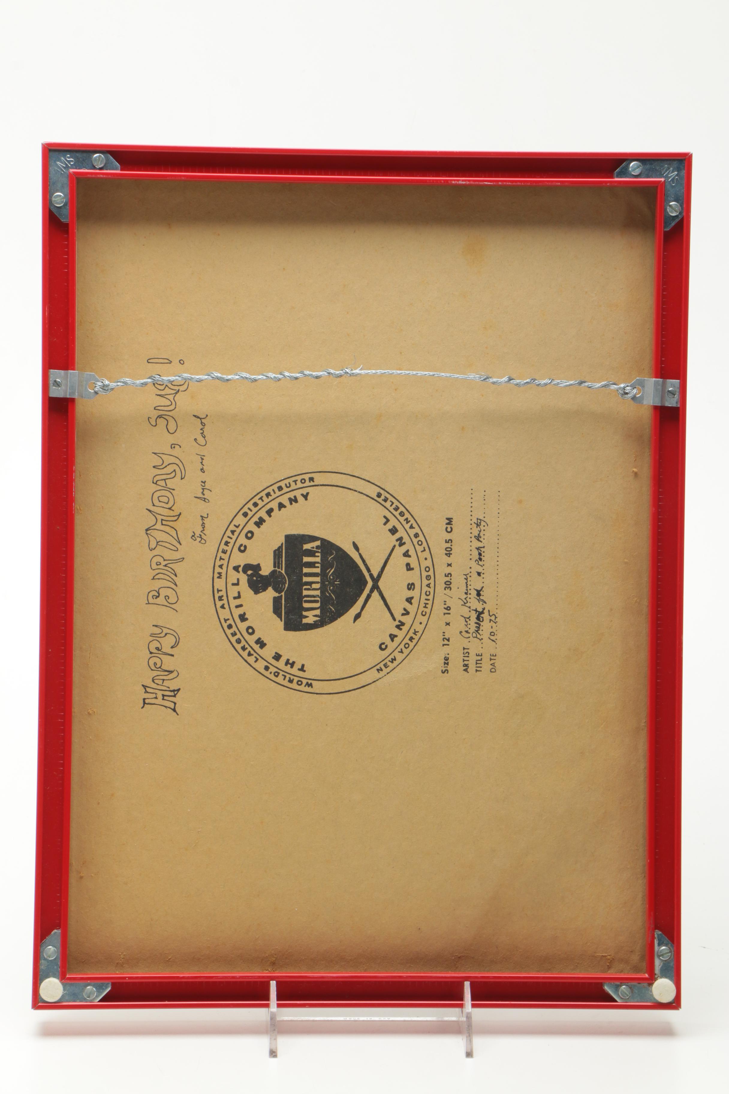 Children's Art Including Carol Kraimer and Print After Kelly B. Rightsell