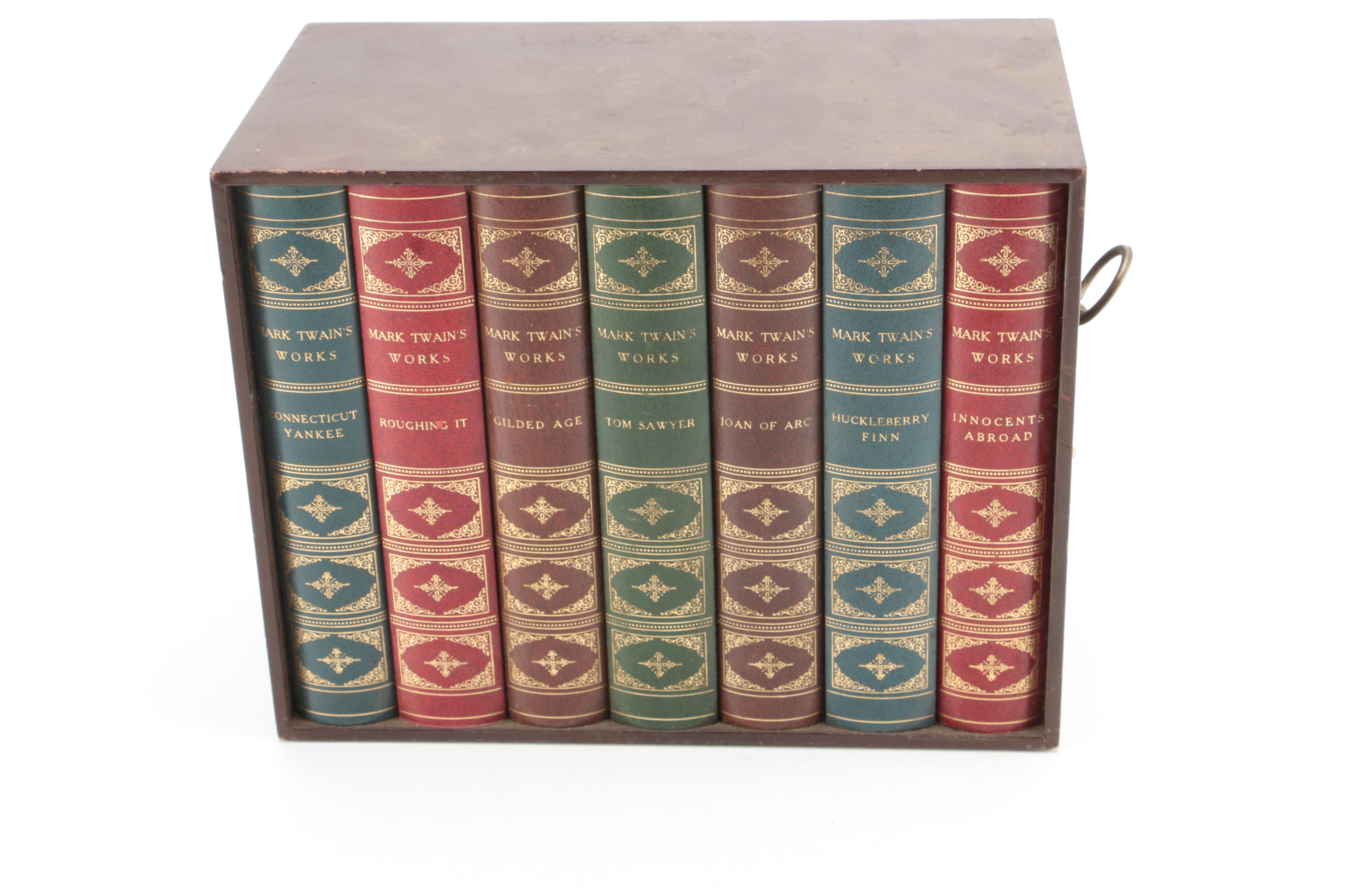 Vintage Silvertone "Mark Twain's Works" Speaker with Telegraph Key