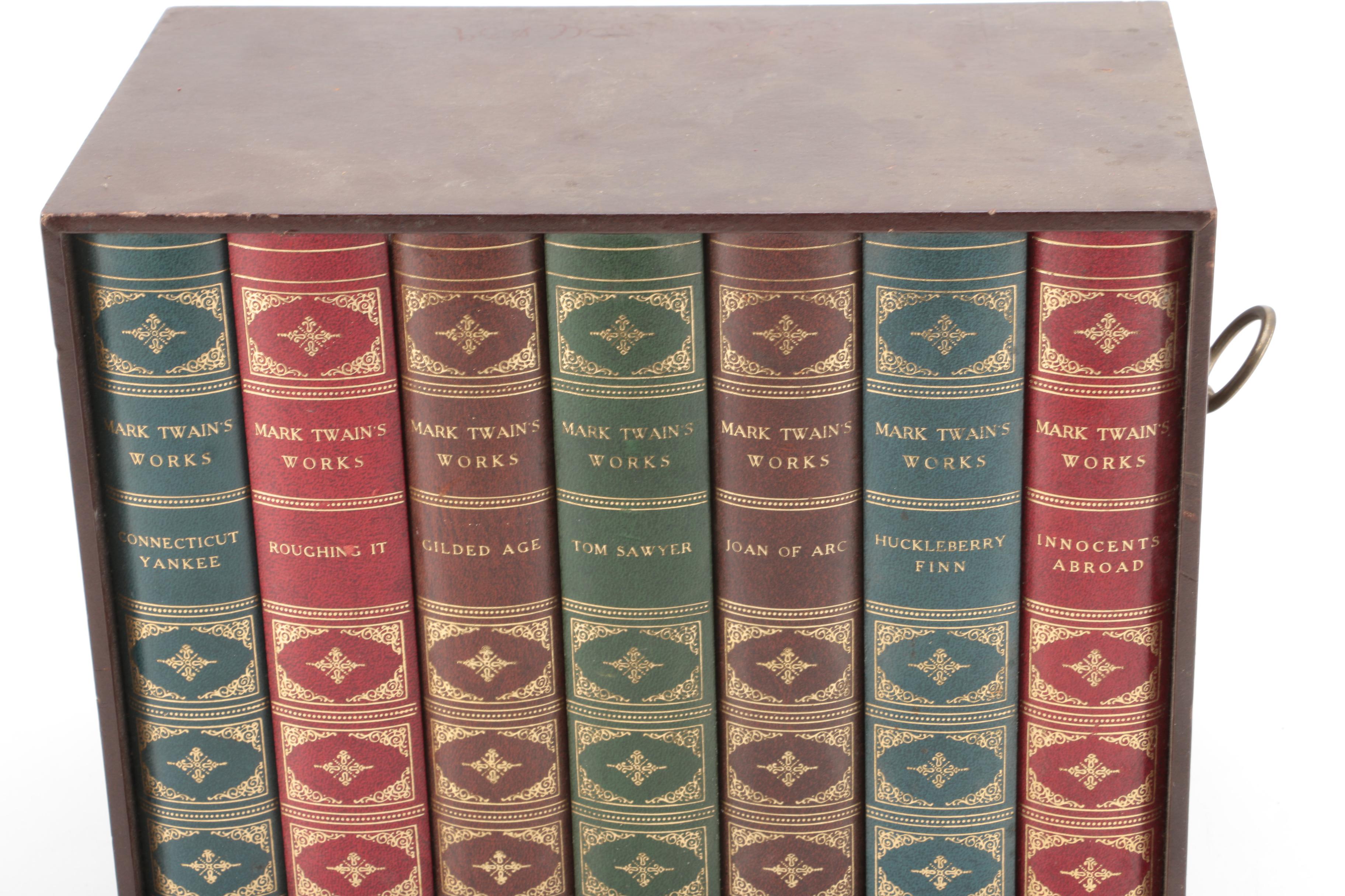 Vintage Silvertone "Mark Twain's Works" Speaker with Telegraph Key