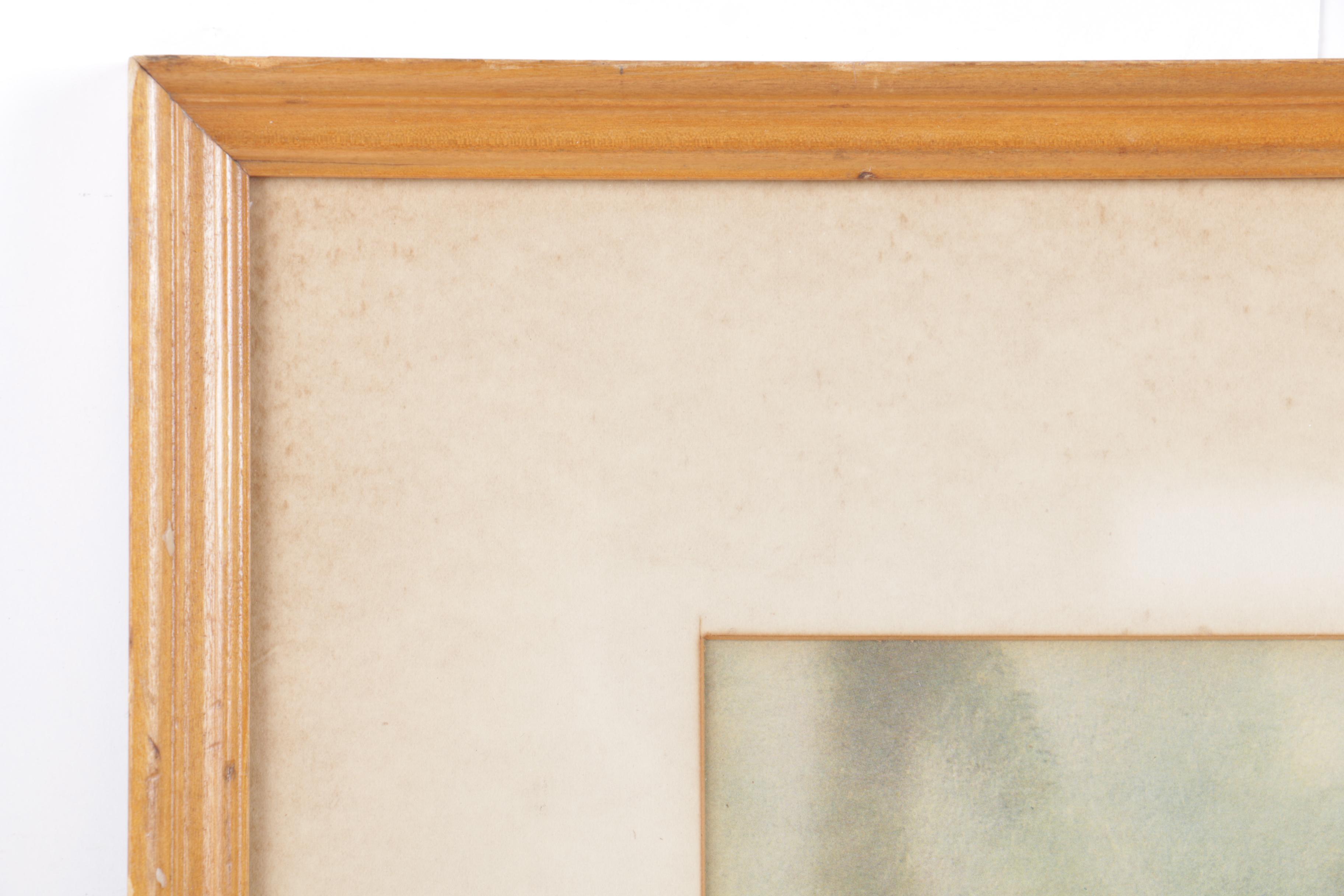 Offset Lithograph Print After Harry Lane's "Monkey Statuette and Glass Vase"