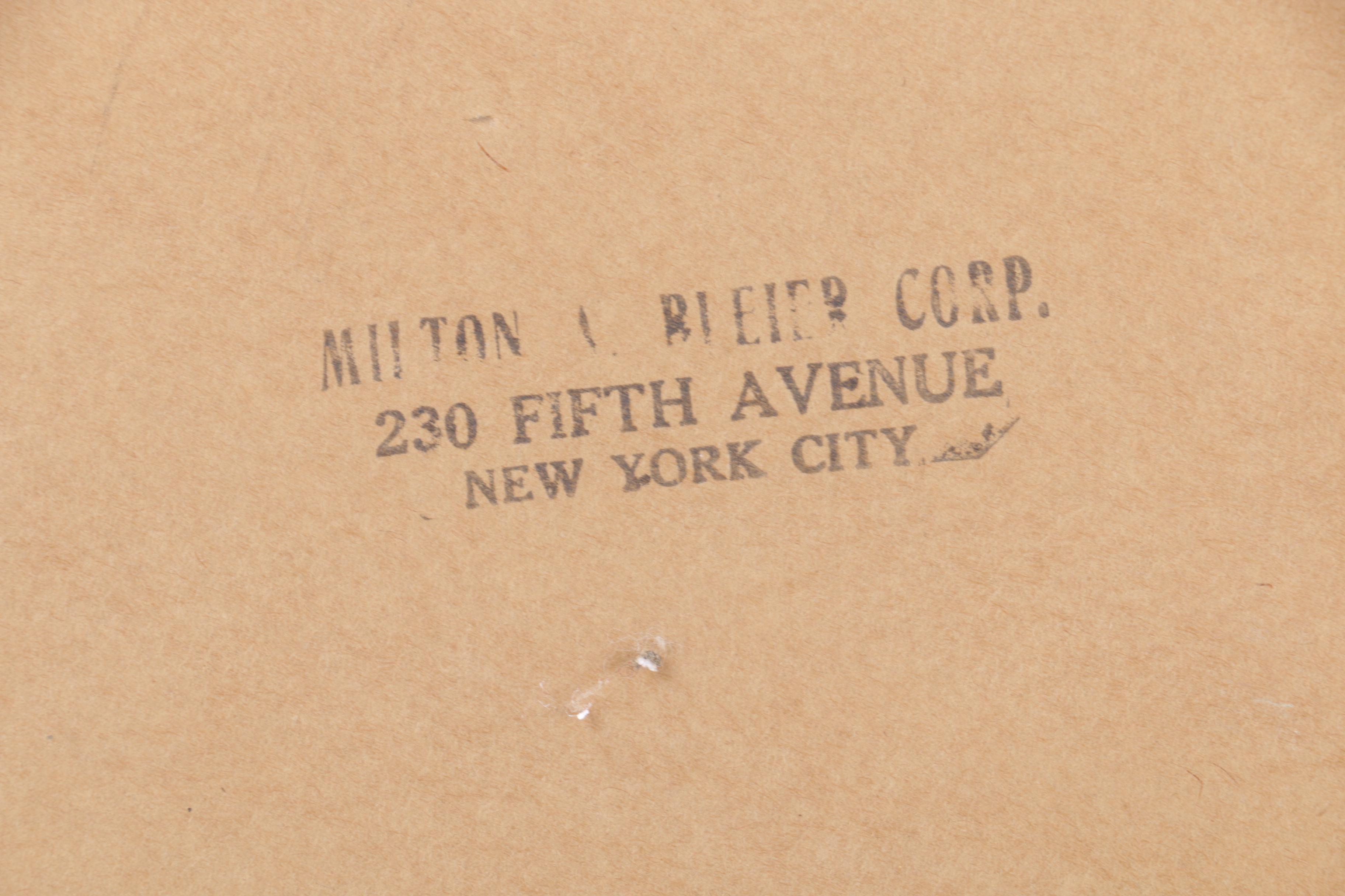 Offset Lithograph Print After Harry Lane's "Monkey Statuette and Glass Vase"