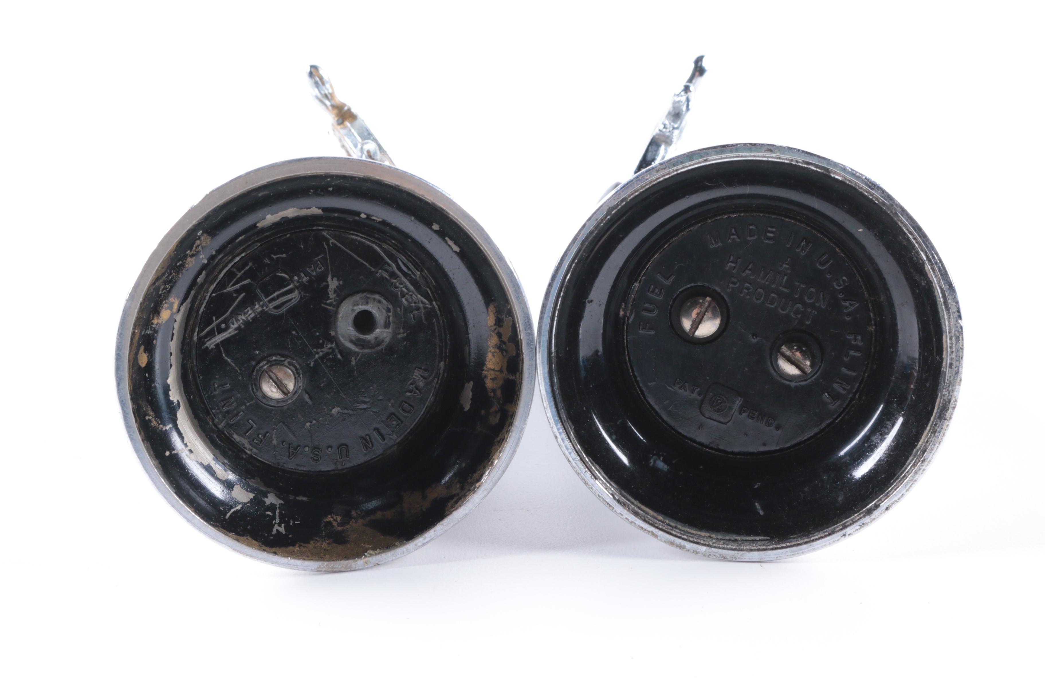 Vintage Boat Helm Themed Table Lighters and Zippo Pocket Lighters