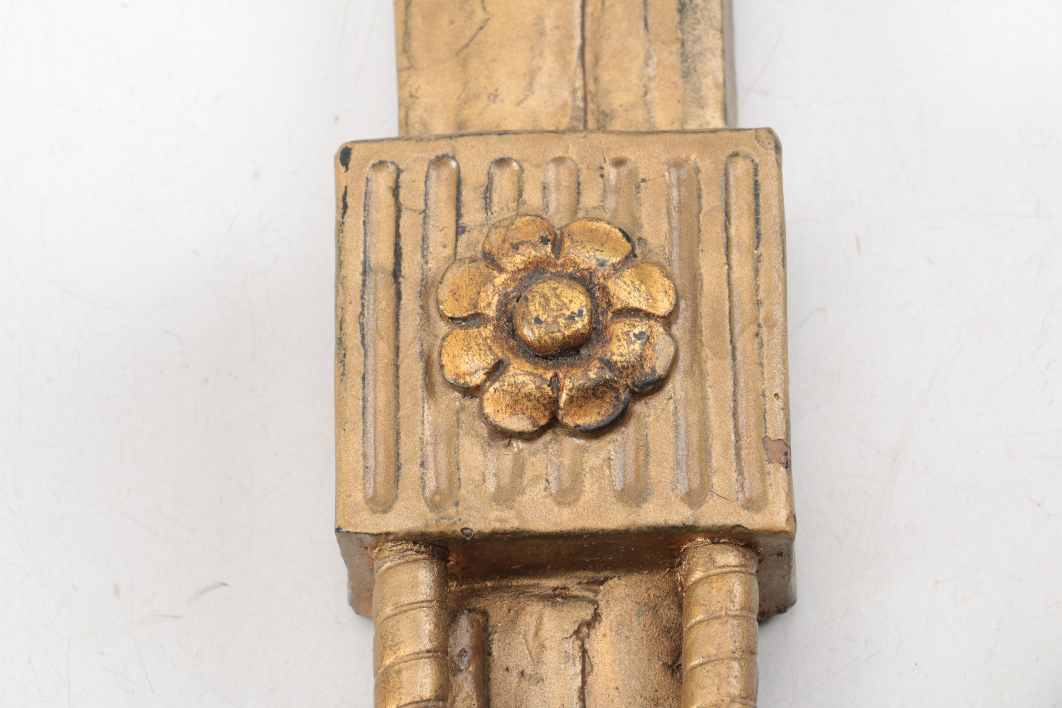 Louis XVI Style Gilded Wall Sconces