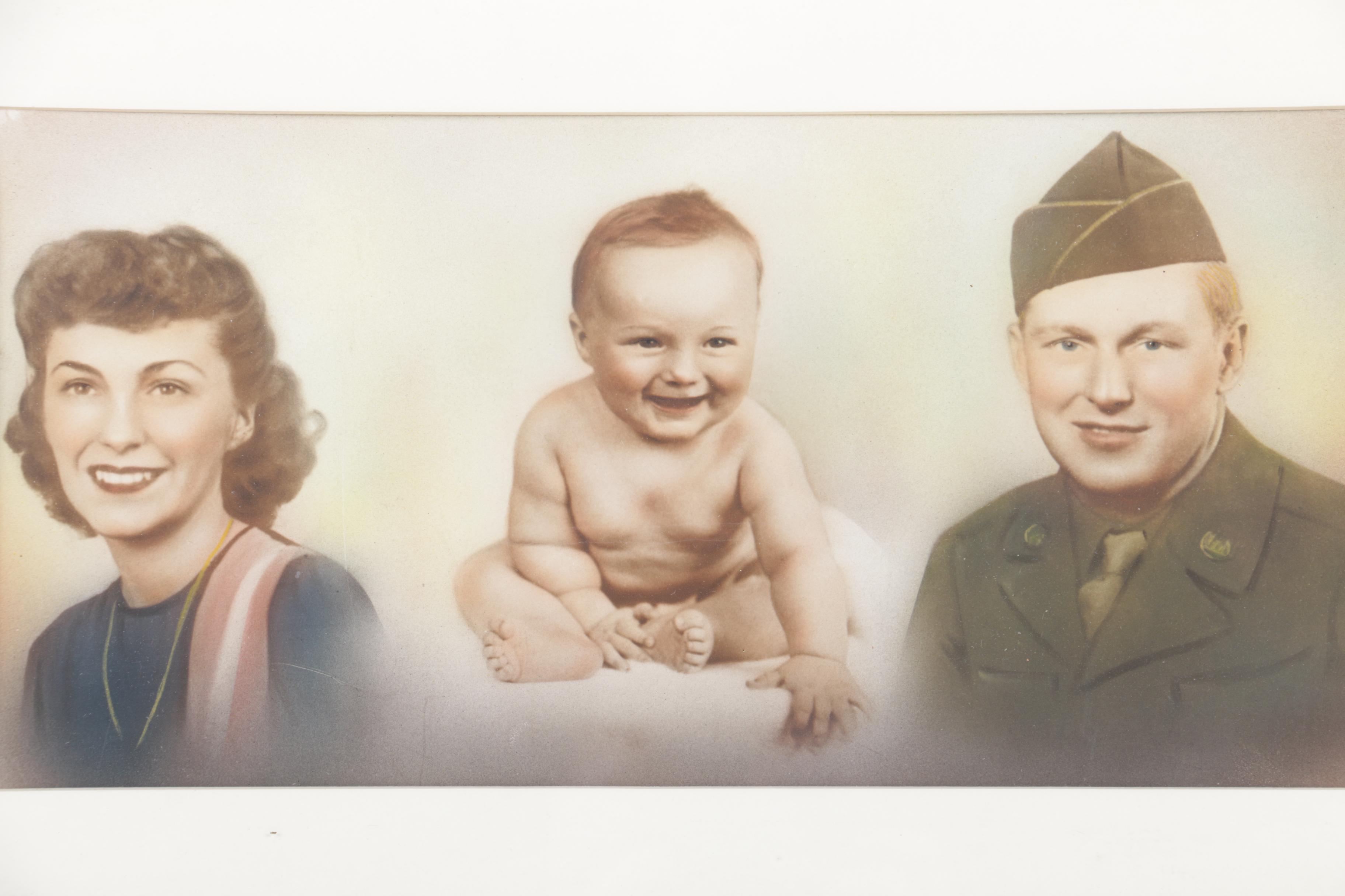 Hand-Colored Albumen Print of the Julian Family