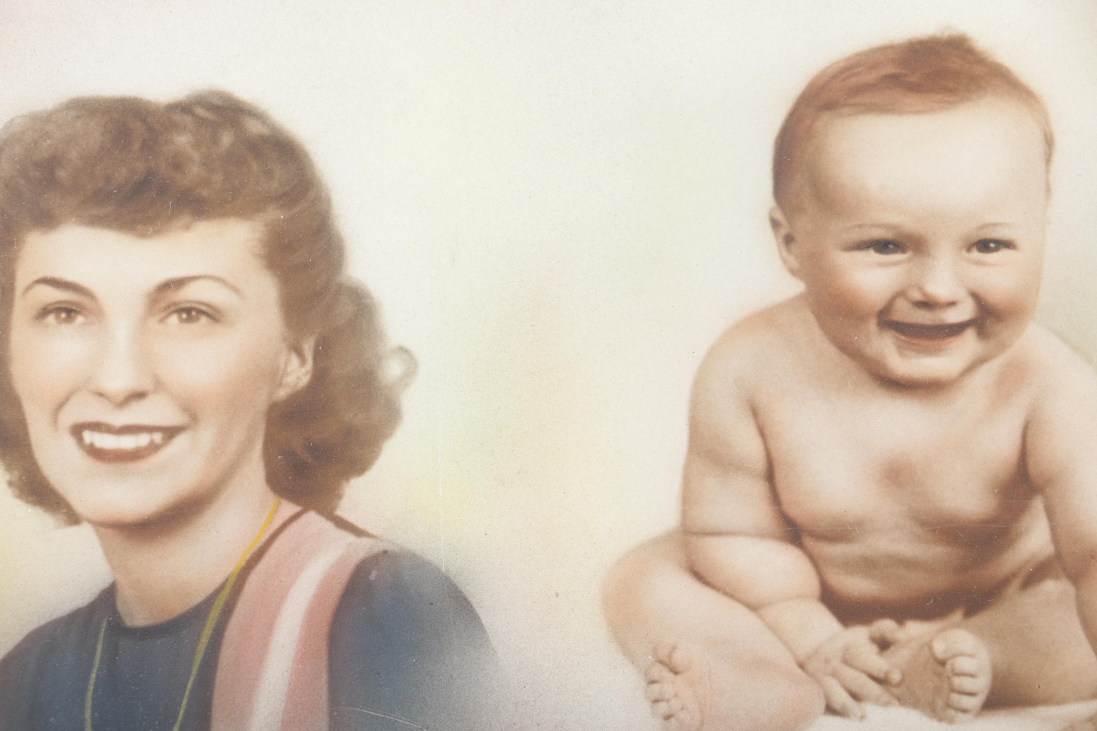 Hand-Colored Albumen Print of the Julian Family