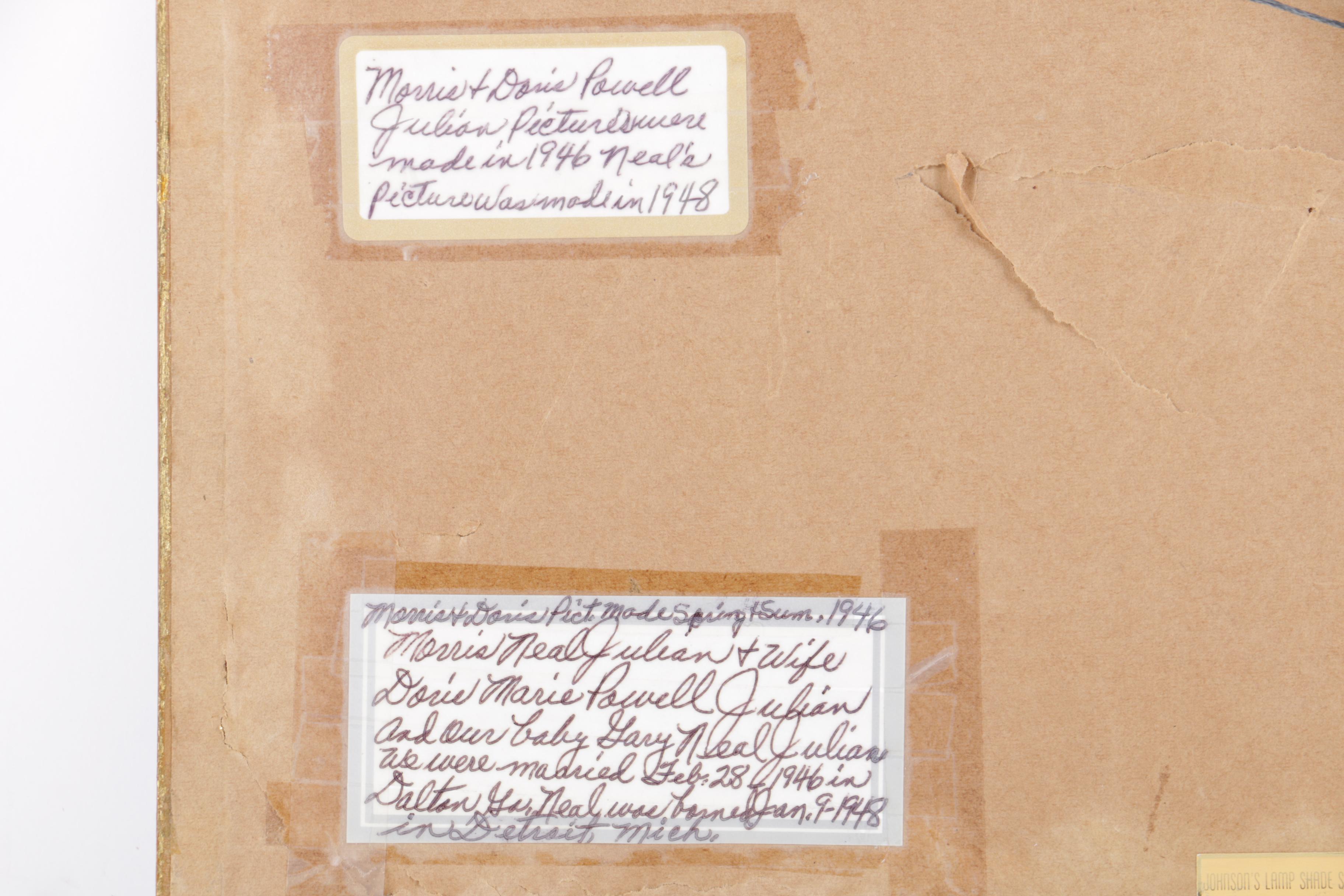 Hand-Colored Albumen Print of the Julian Family