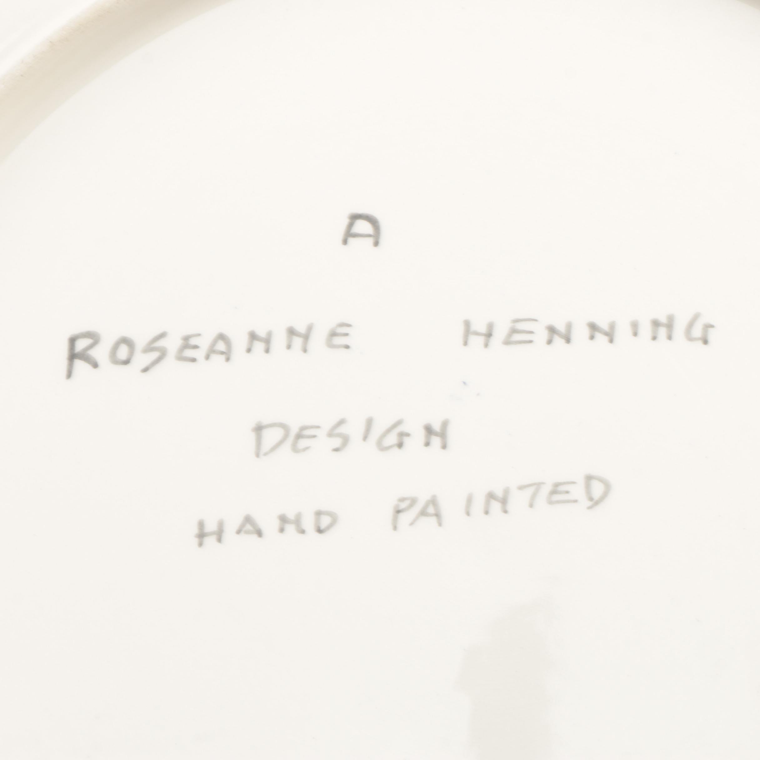 Roseanne Henning Hand-Painted Siasconset Ceramic Tableware