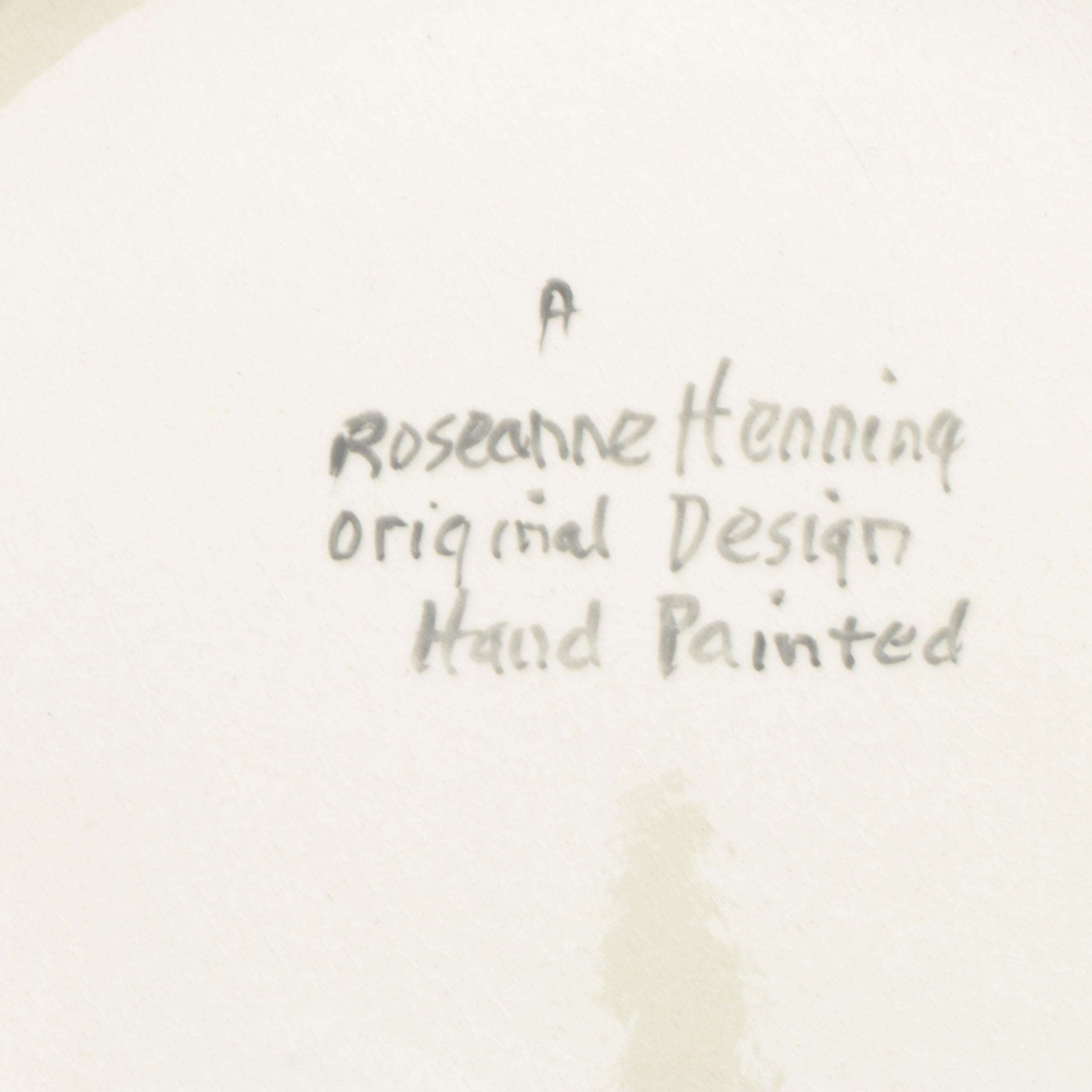 Roseanne Henning Hand-Painted Siasconset Ceramic Tableware