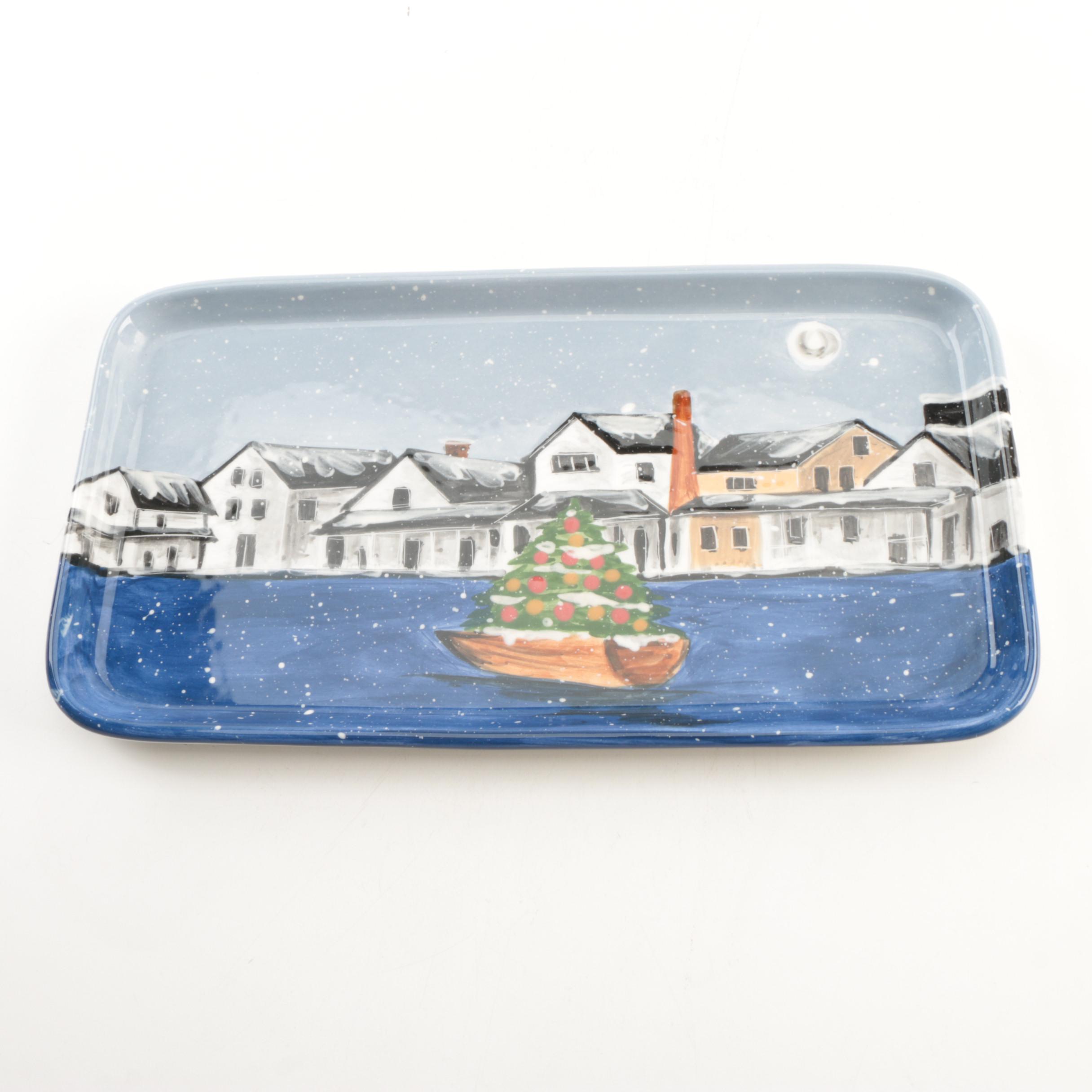 Roseanne Henning Hand-Painted Siasconset Ceramic Tableware