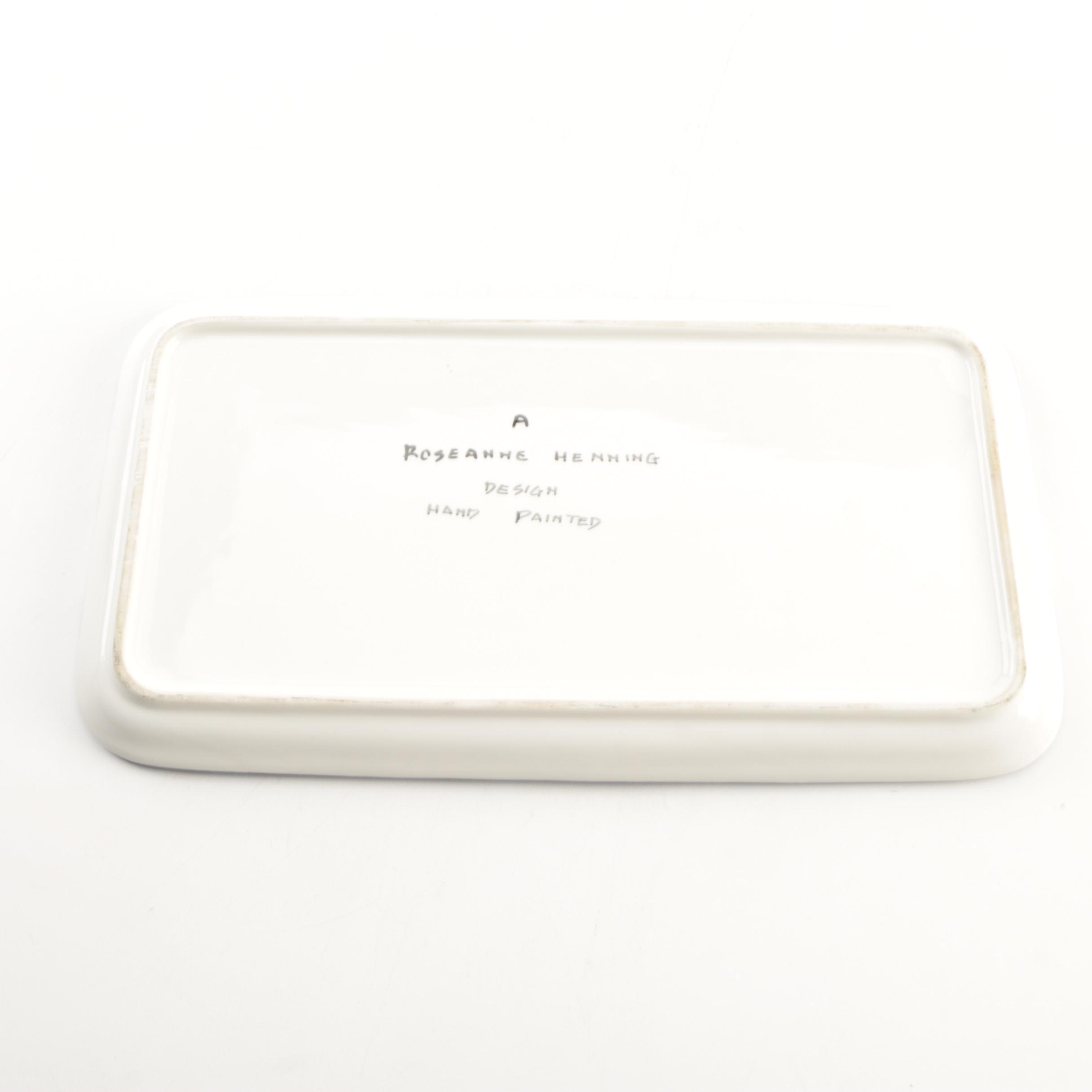 Roseanne Henning Hand-Painted Siasconset Ceramic Tableware