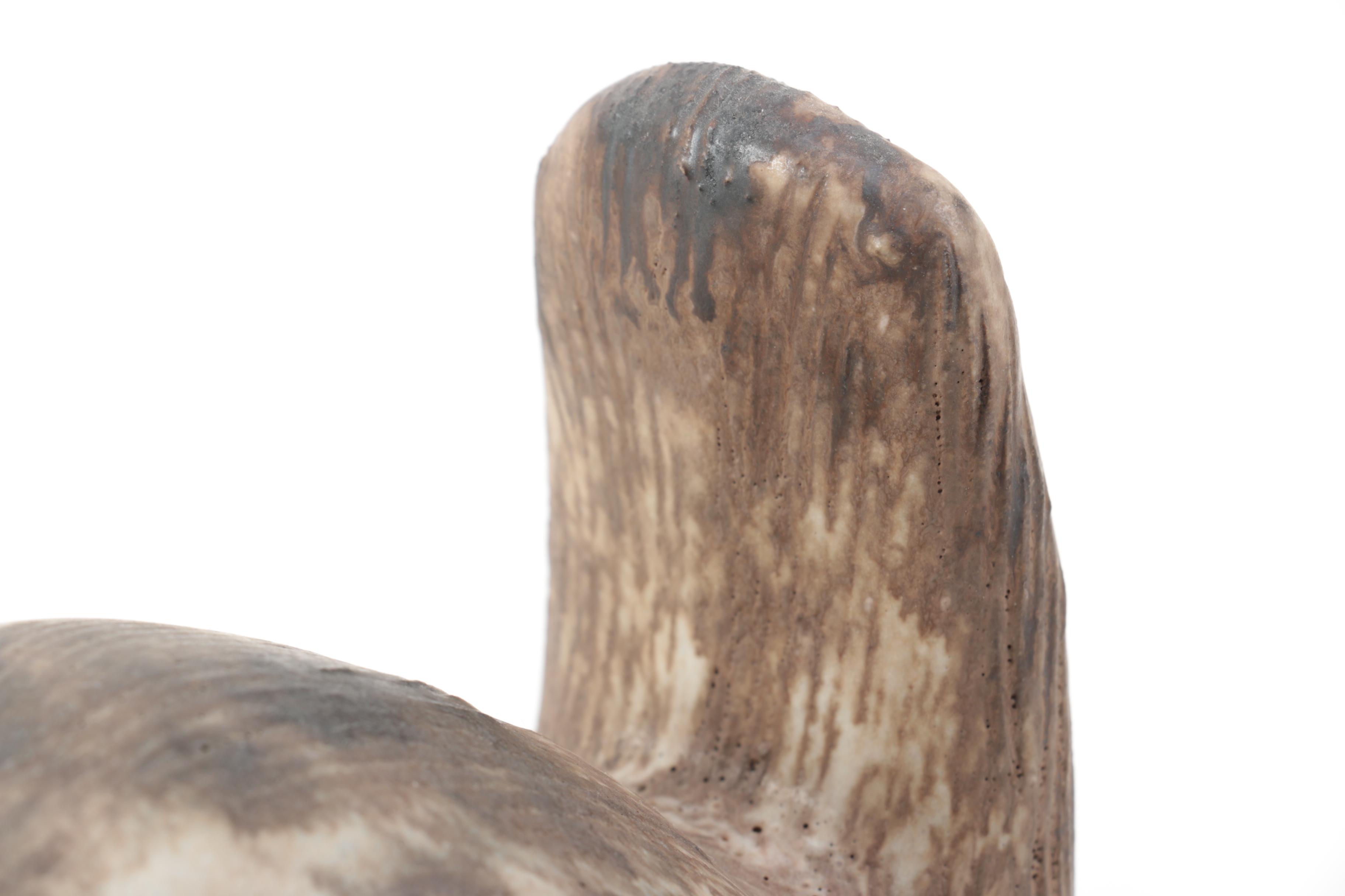 Signed Art Pottery Bird Figurine