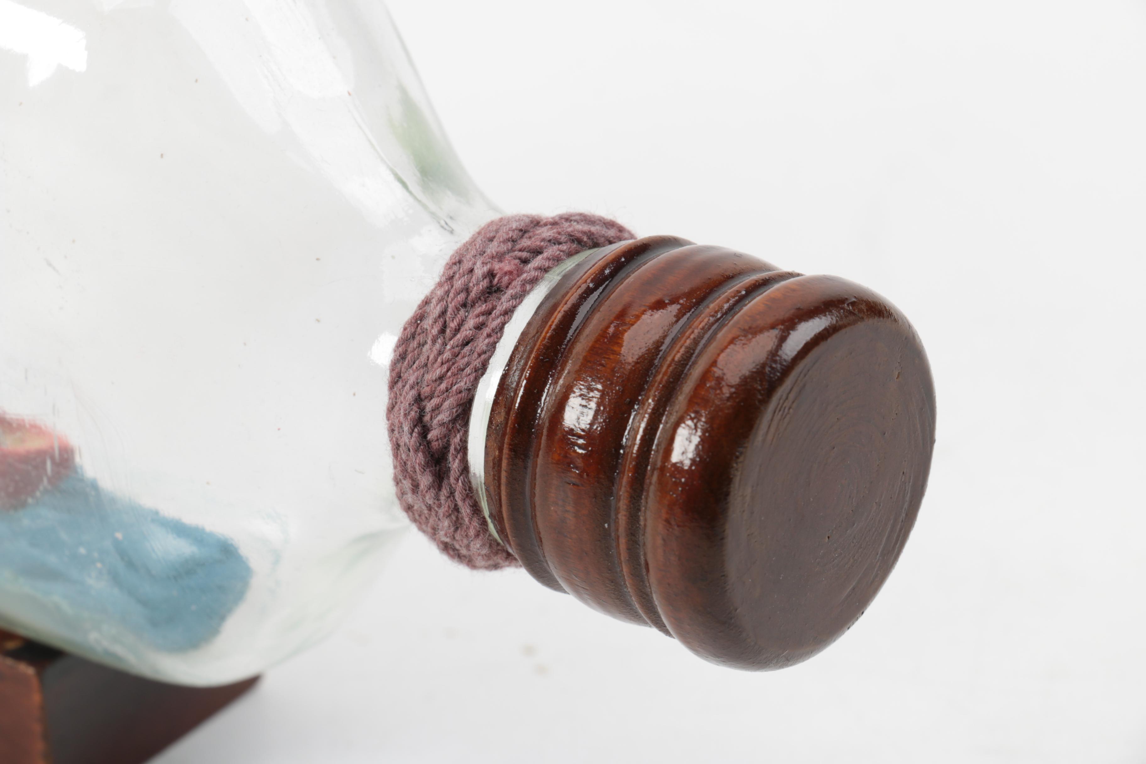 Model of United States Lightship "Nantucket" in a Bottle