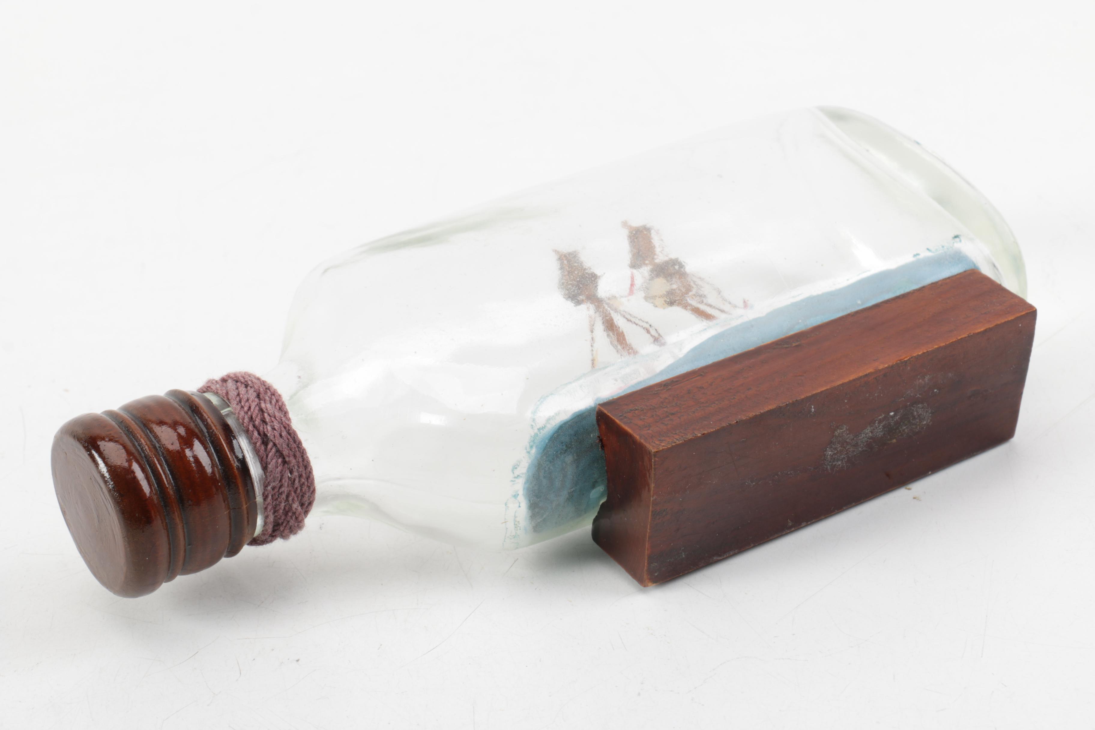 Model of United States Lightship "Nantucket" in a Bottle