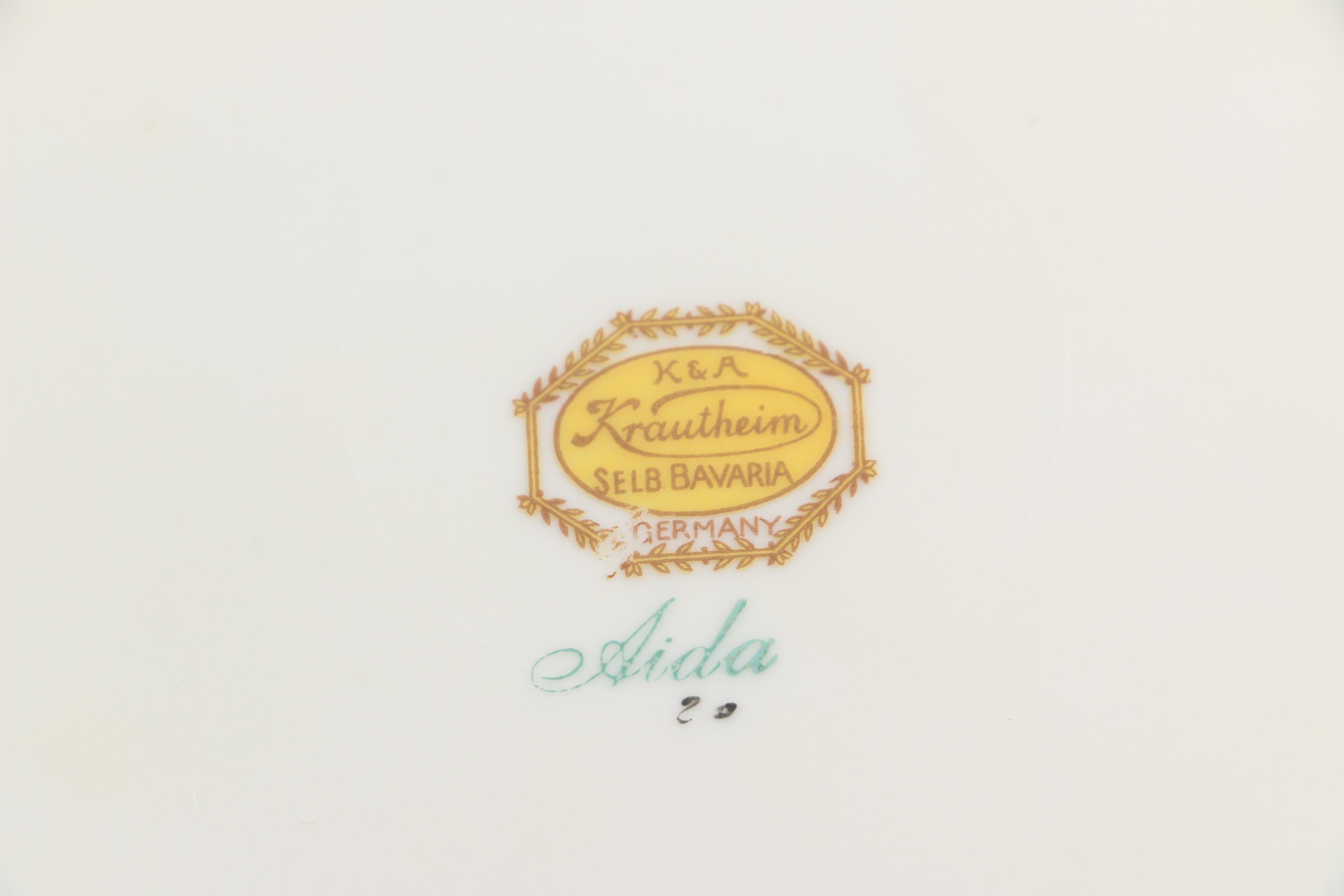 Vintage Krautheim "Aida" Porcelain Tableware