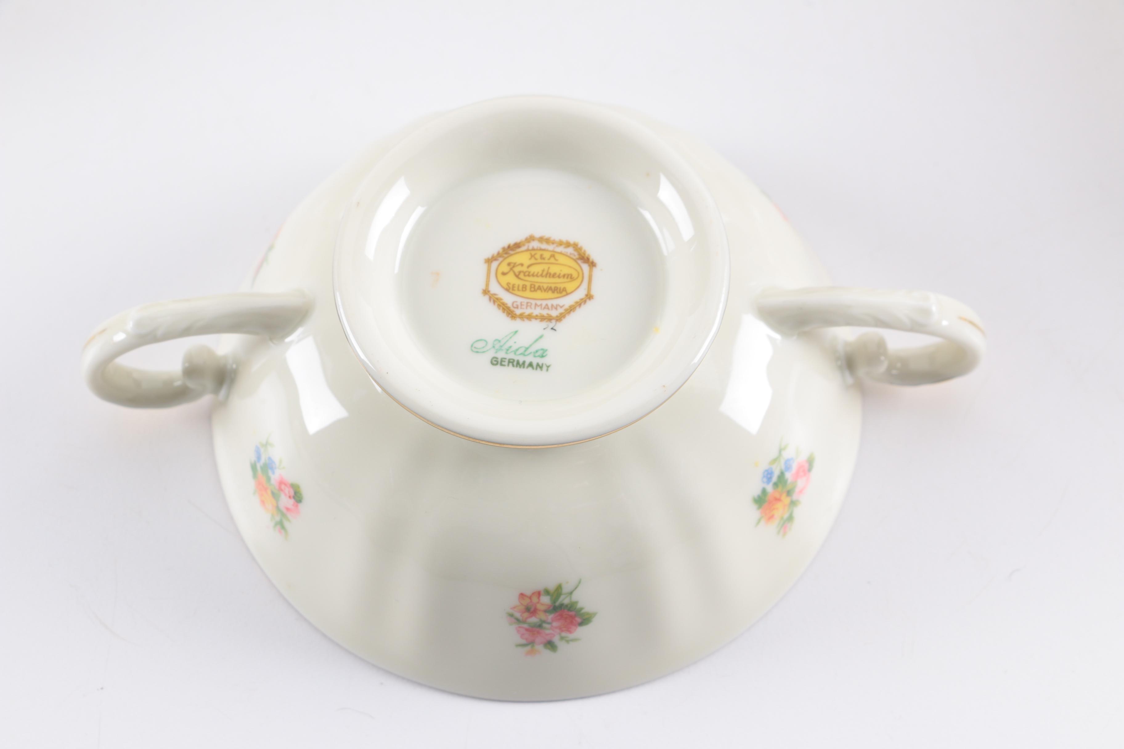 Vintage Krautheim "Aida" Porcelain Tableware