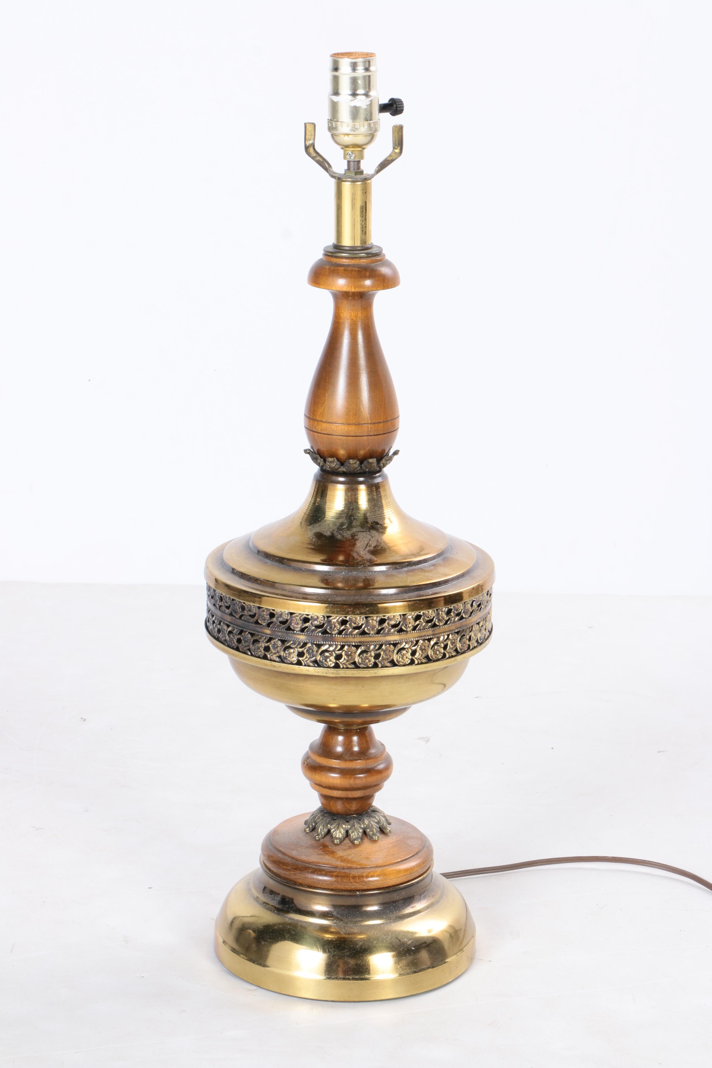 Vintage Brass Table Lamp