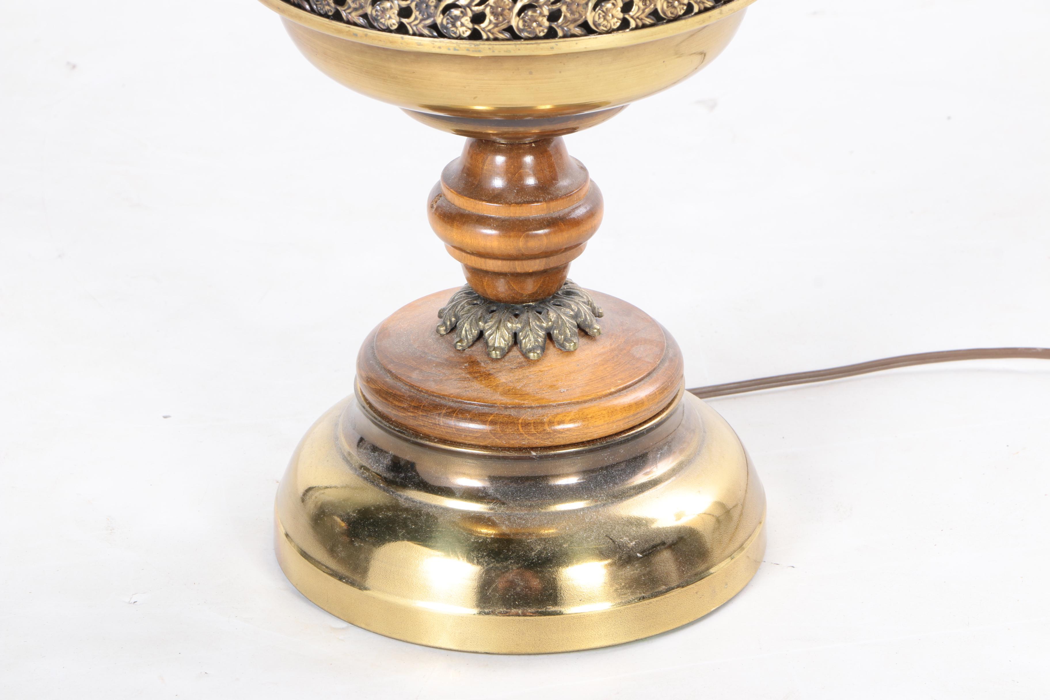 Vintage Brass Table Lamp