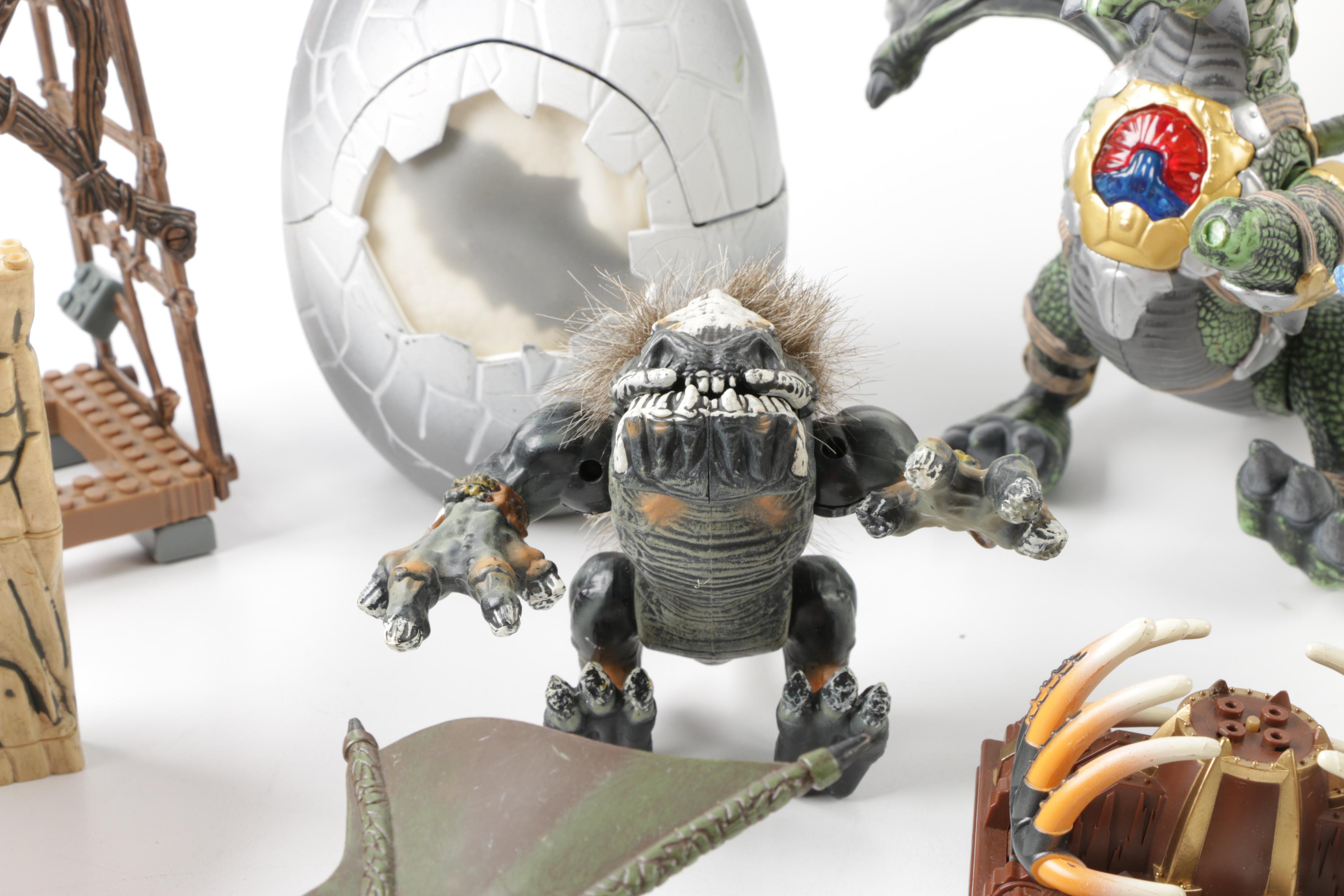 Assortment of Mega Bloks Dragon Toys