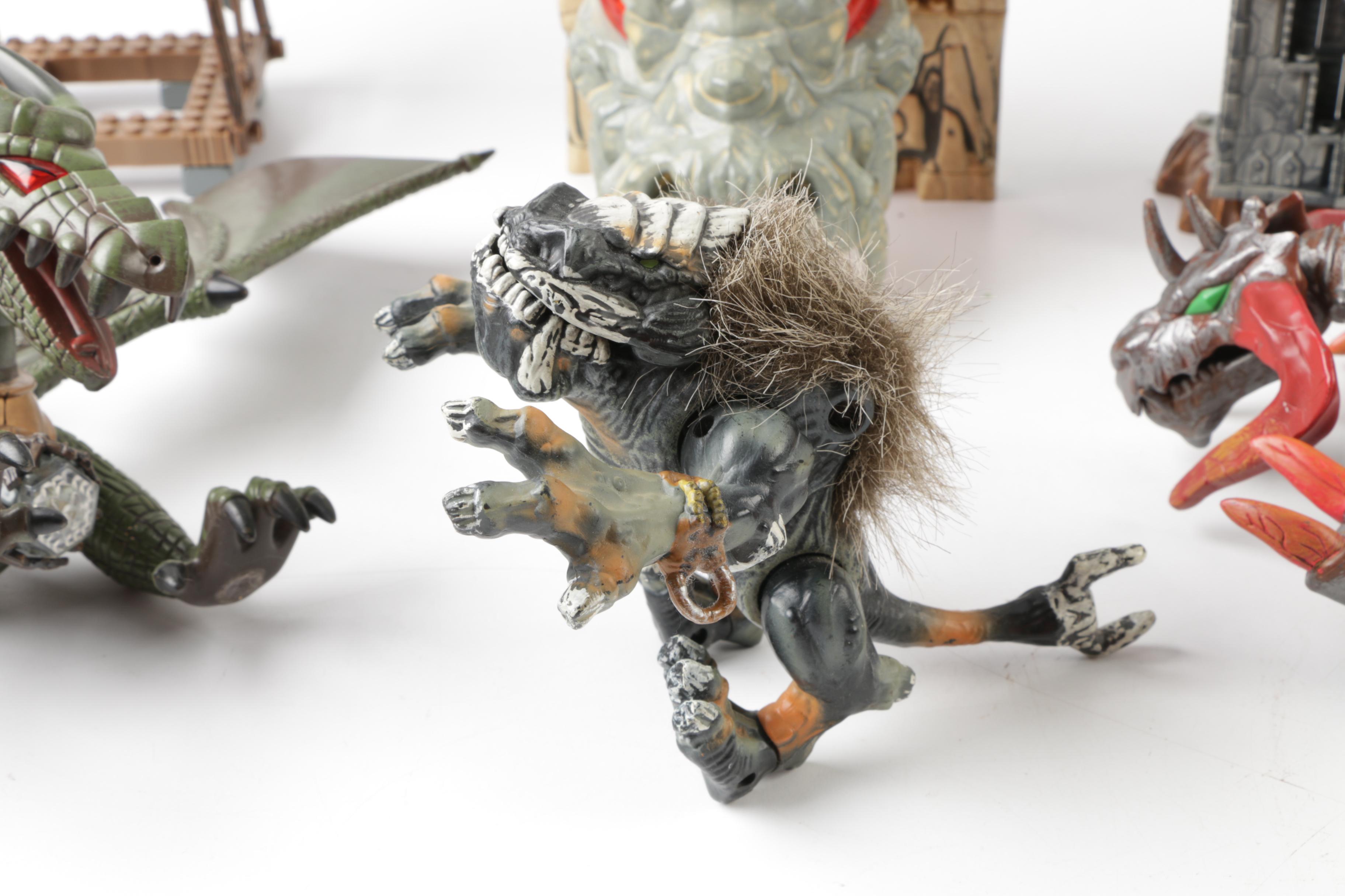 Assortment of Mega Bloks Dragon Toys