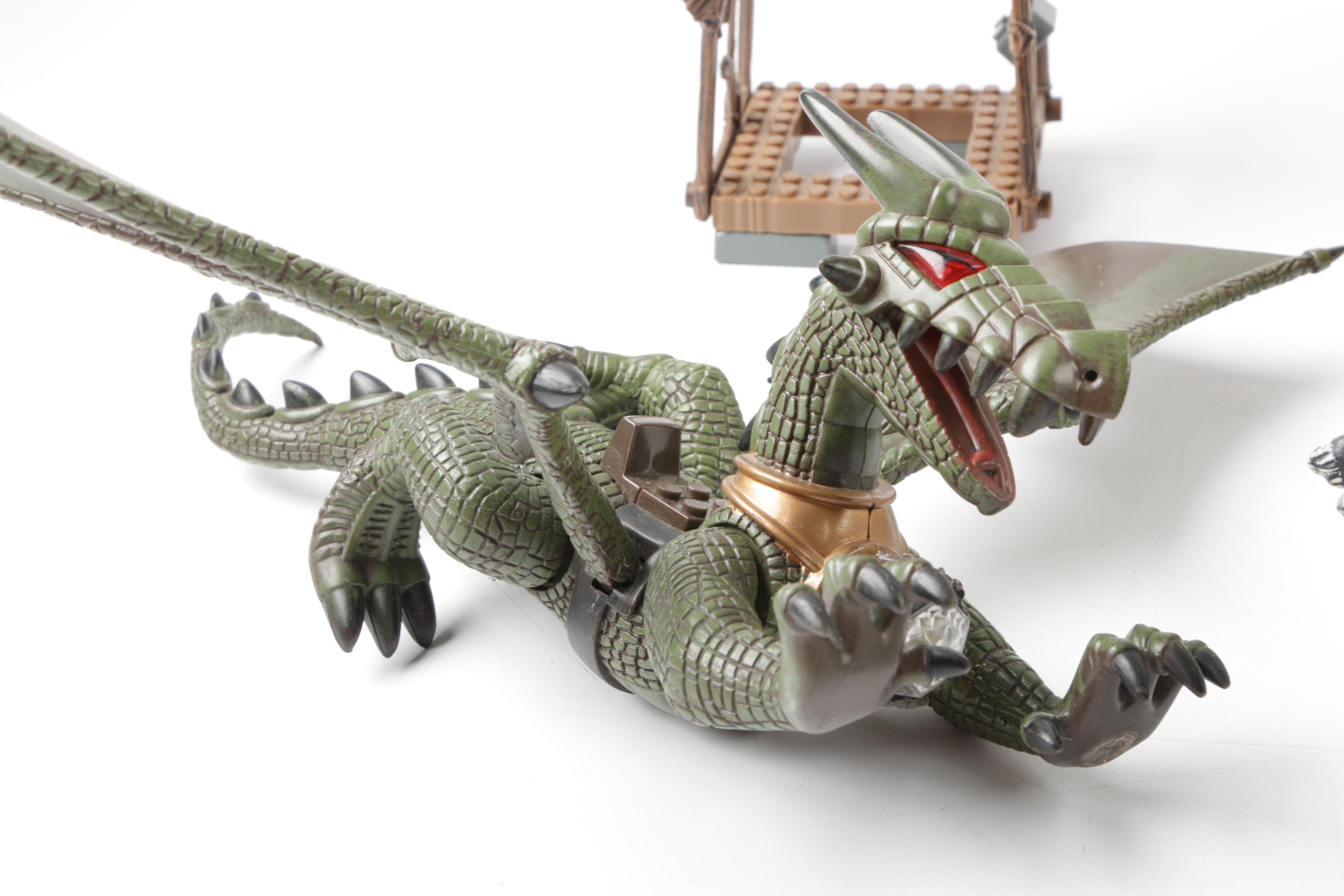 Assortment of Mega Bloks Dragon Toys