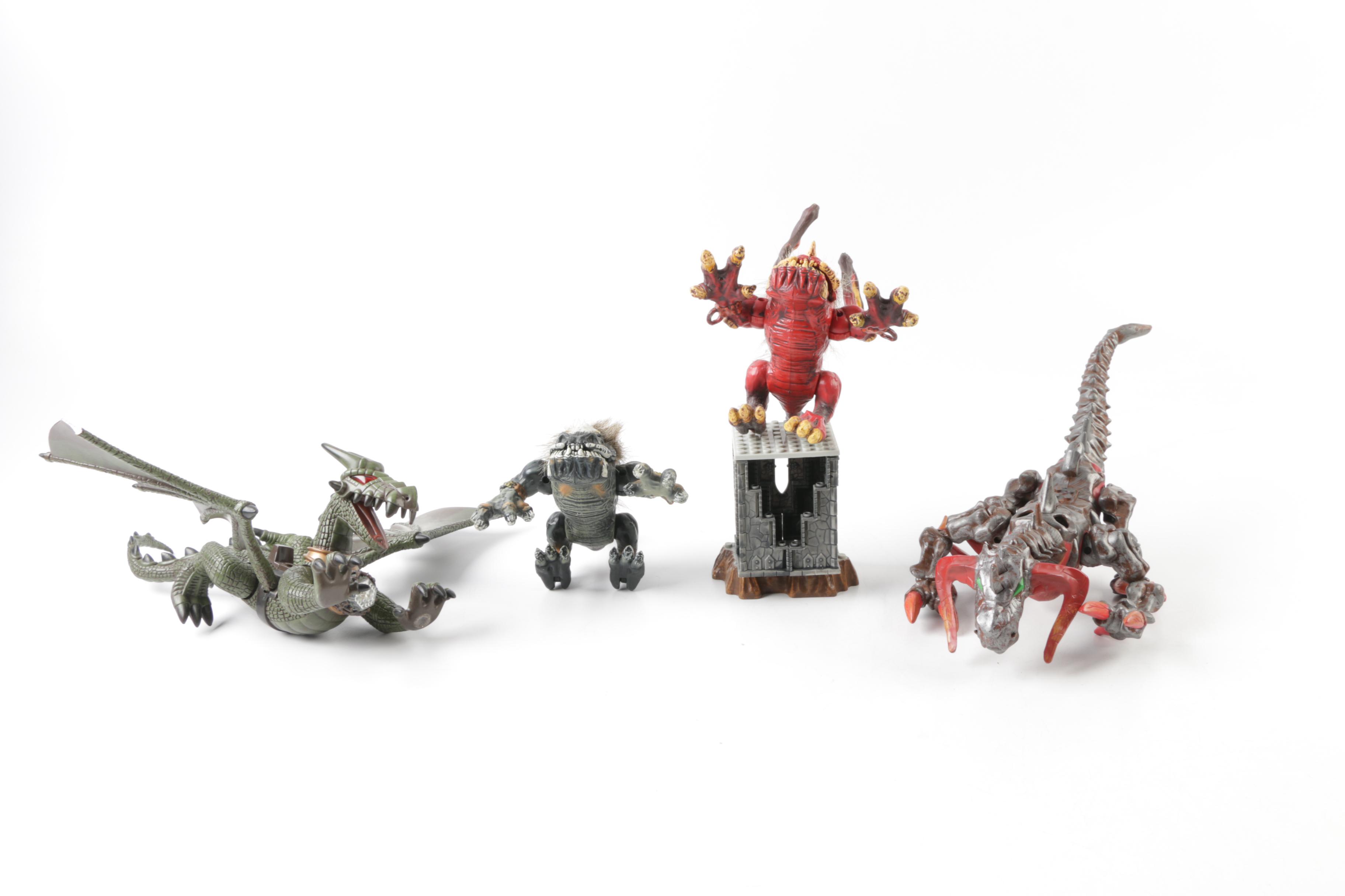 Assortment of Mega Bloks Dragon Toys