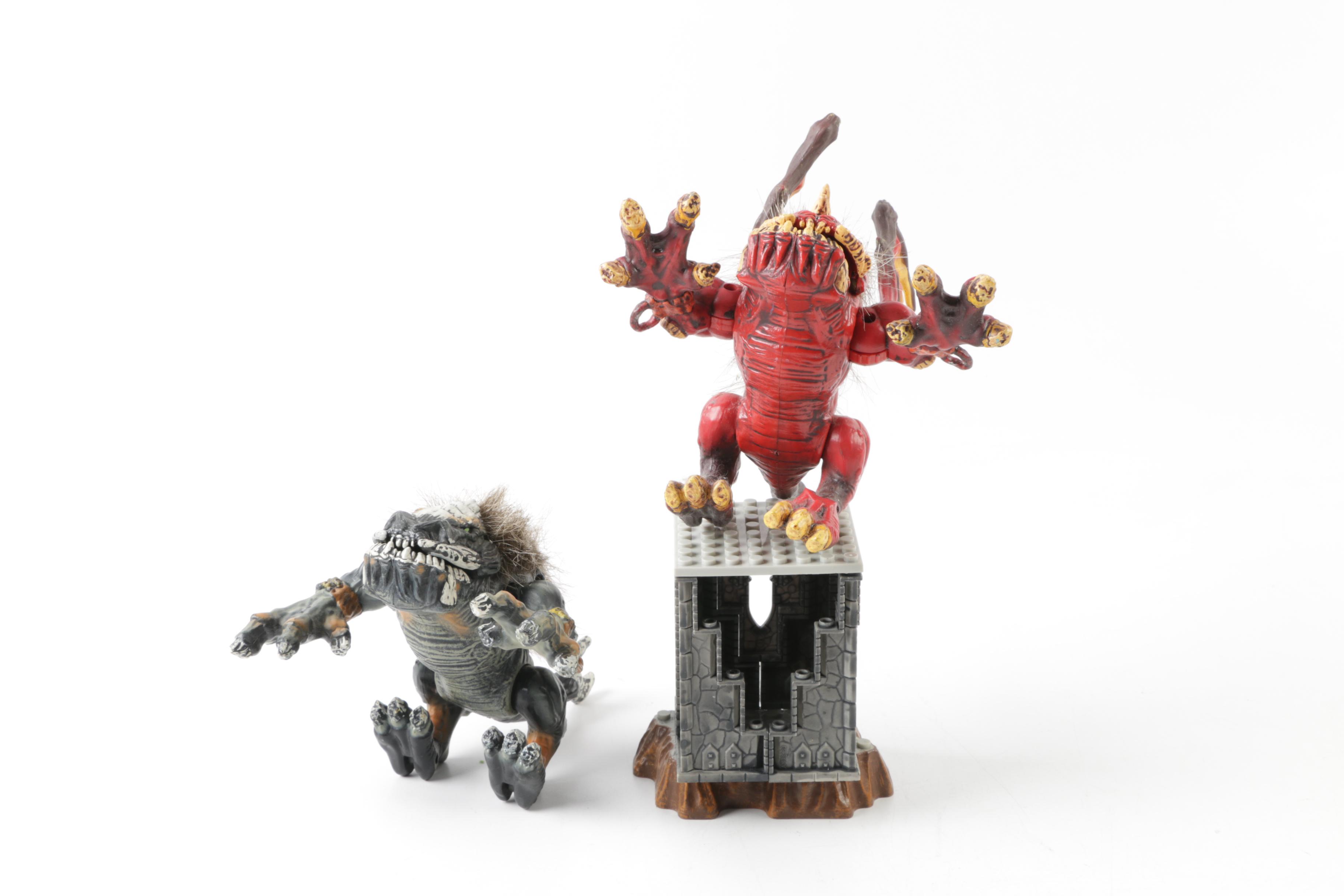Assortment of Mega Bloks Dragon Toys