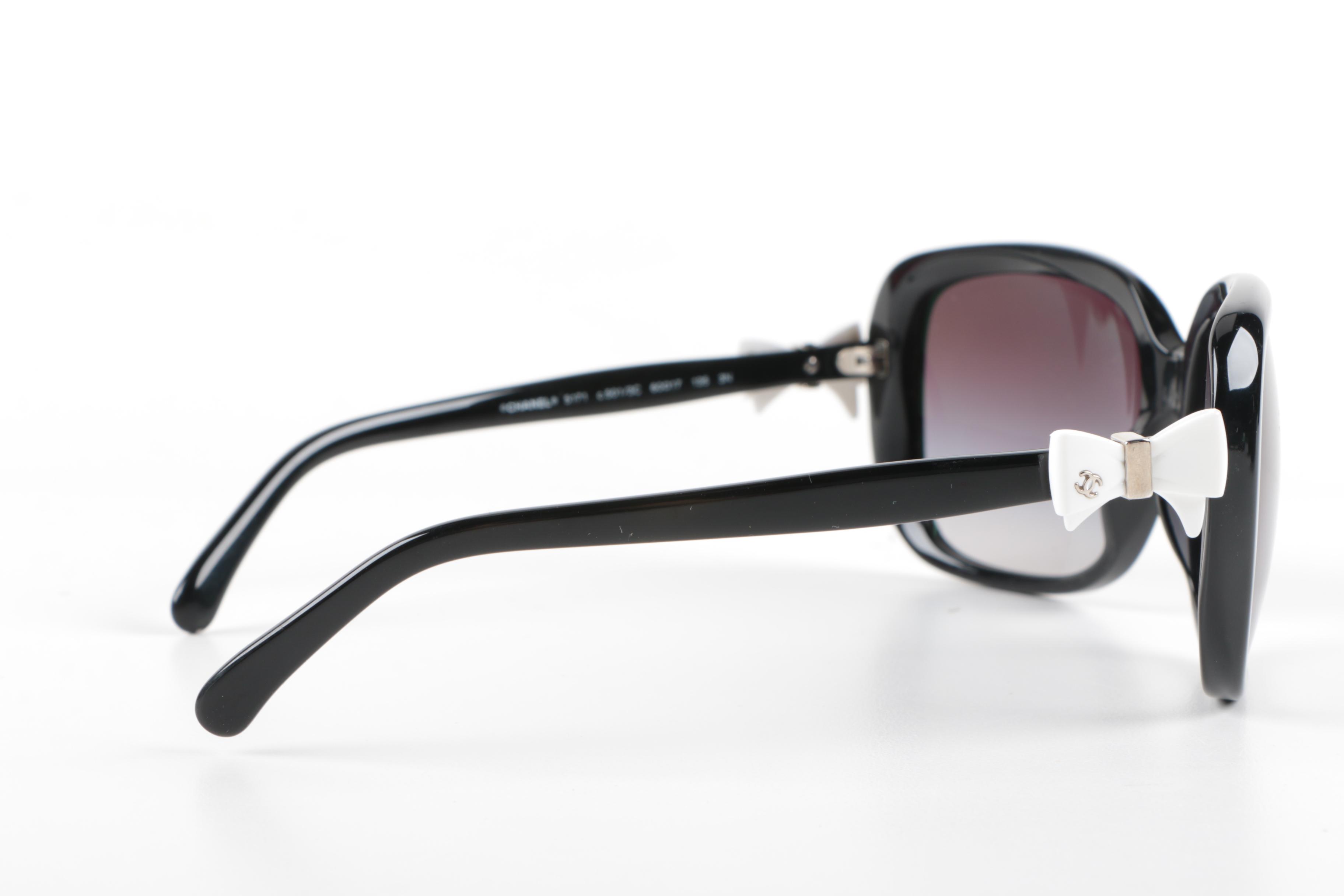 Chanel 5171 Sunglasses with Bow Accents