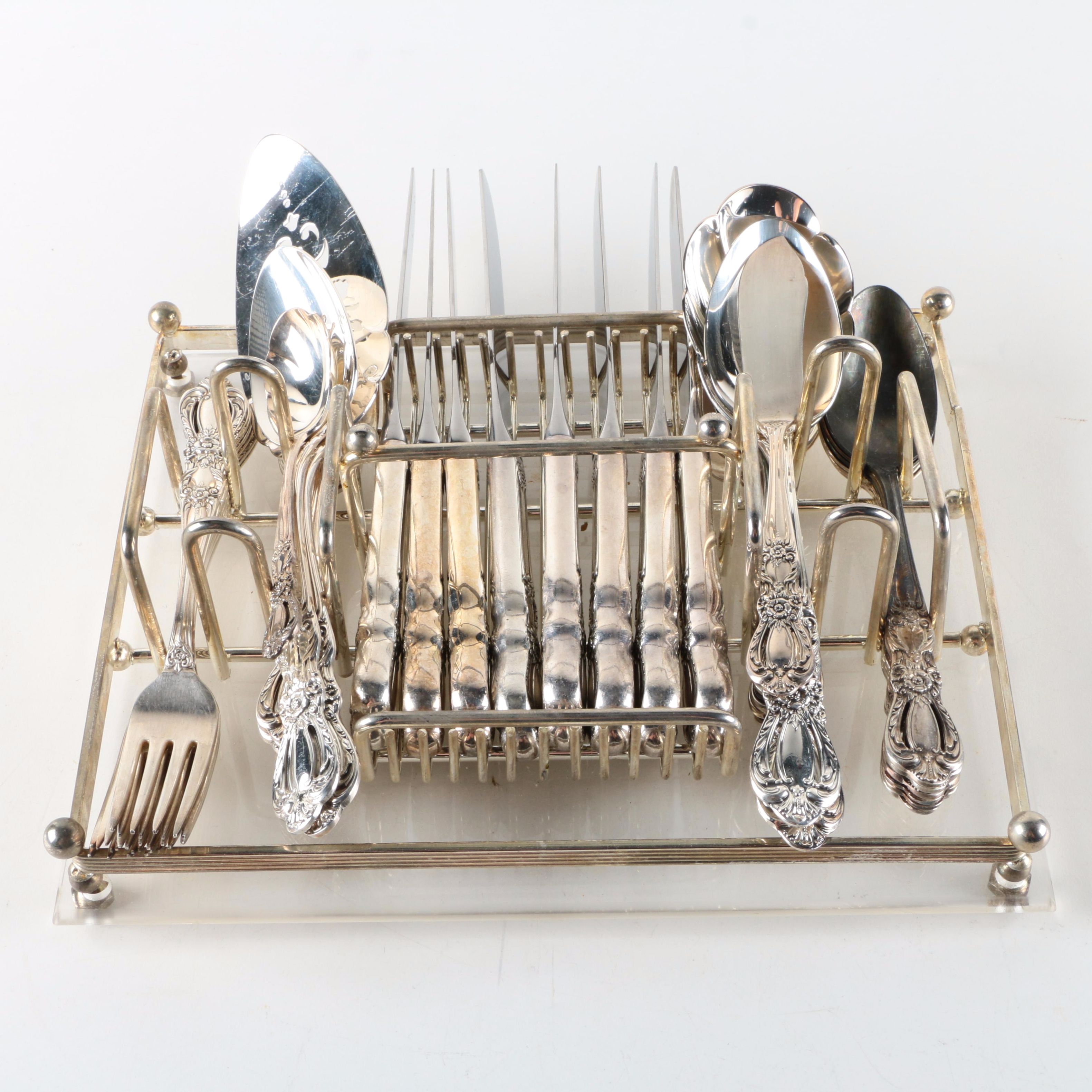 1847 Rogers Bros "Heritage" Silver Plate Flatware Set