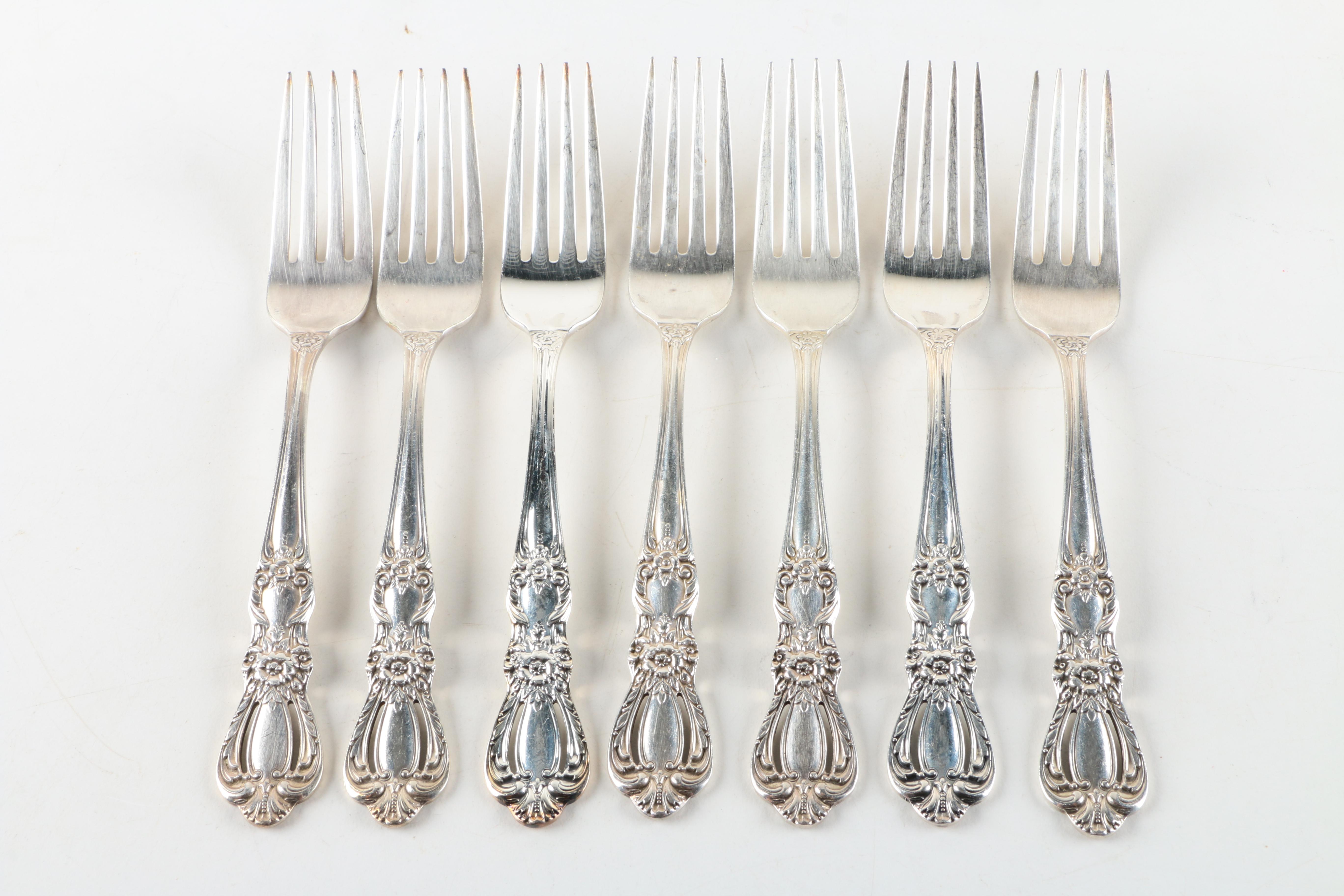 1847 Rogers Bros "Heritage" Silver Plate Flatware Set