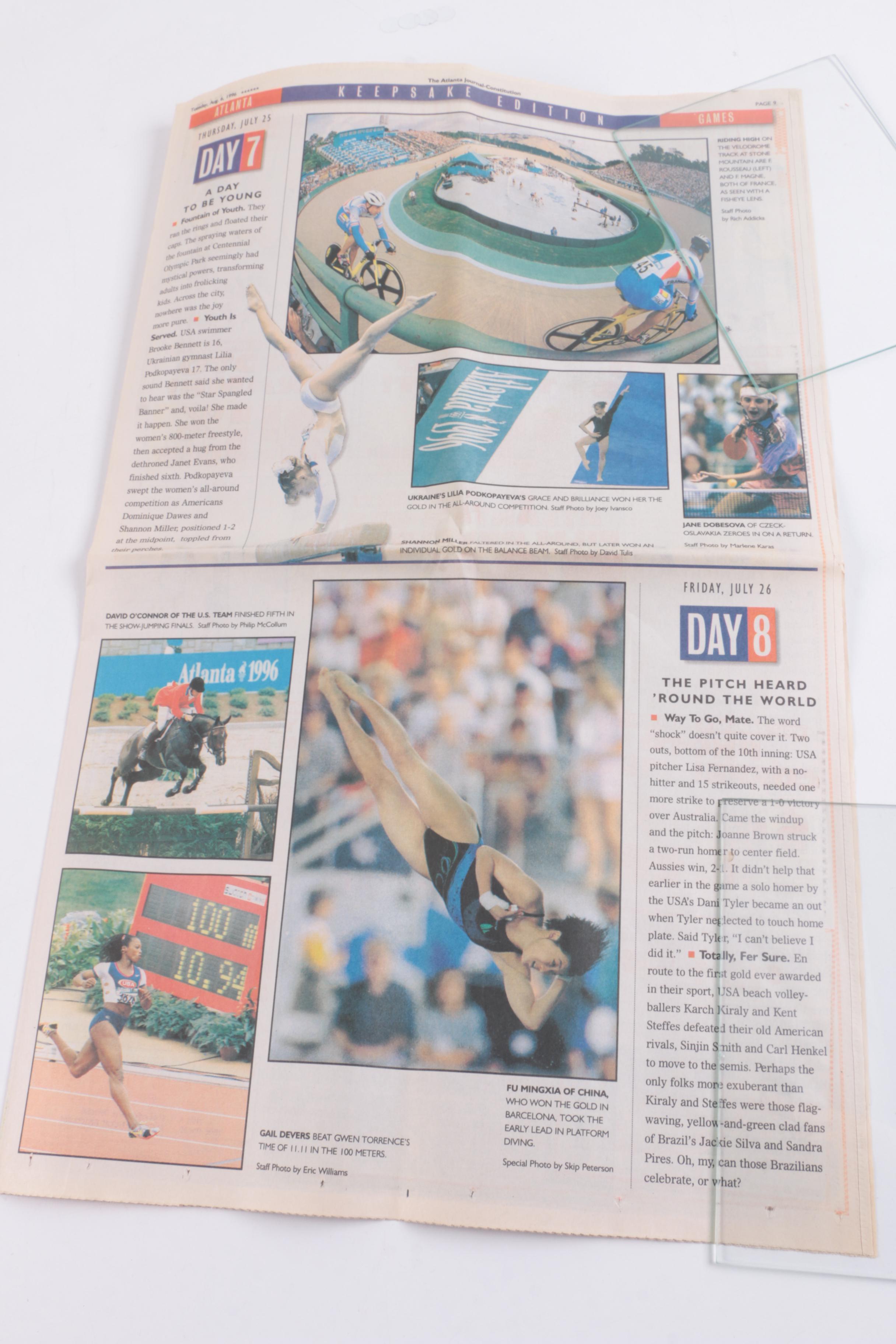August 1996 Summer Olympics Issue of the "Atlanta Journal-Constitution"