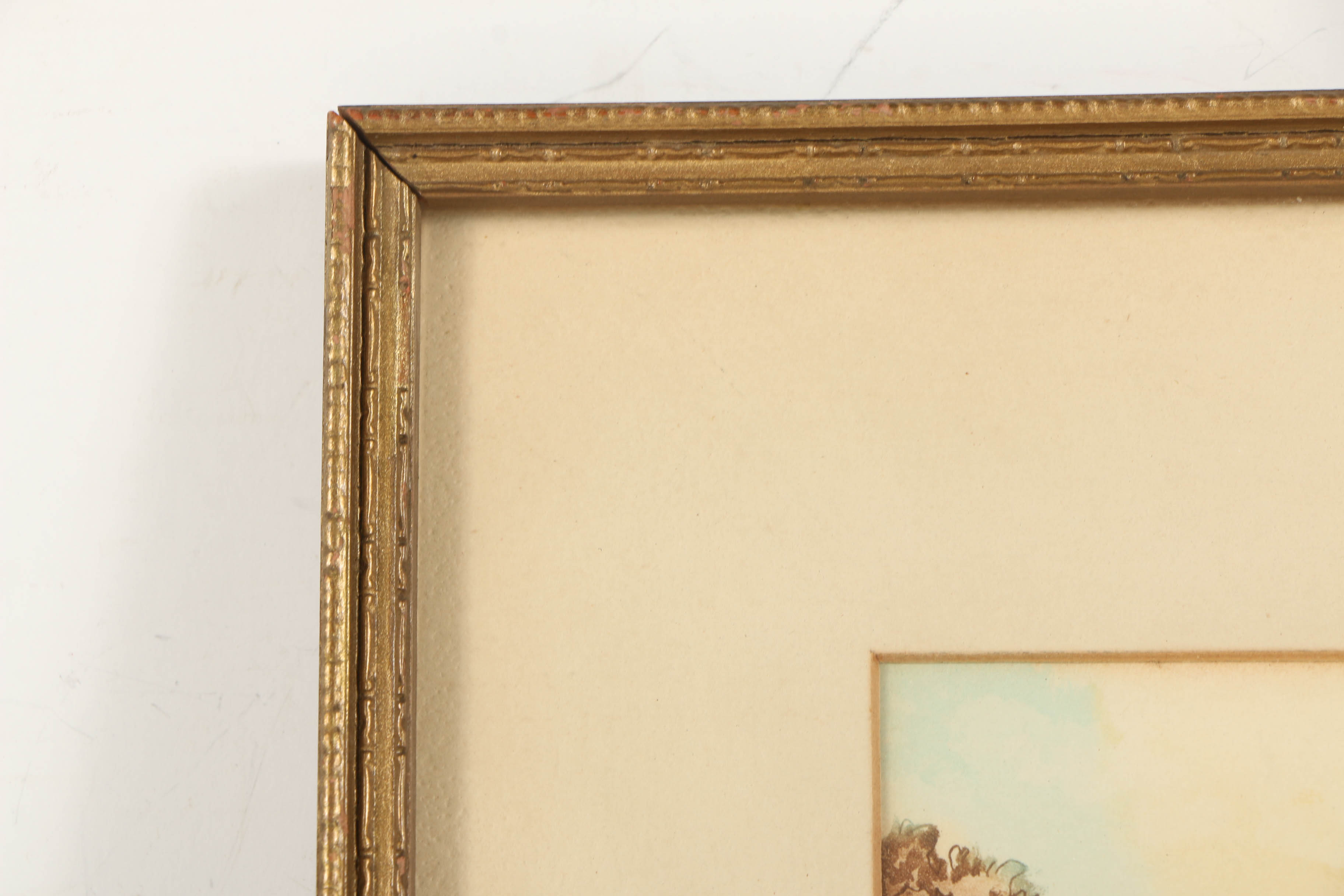 Three Circa 1930s Color Etchings on Paper of French Landscape Scenes