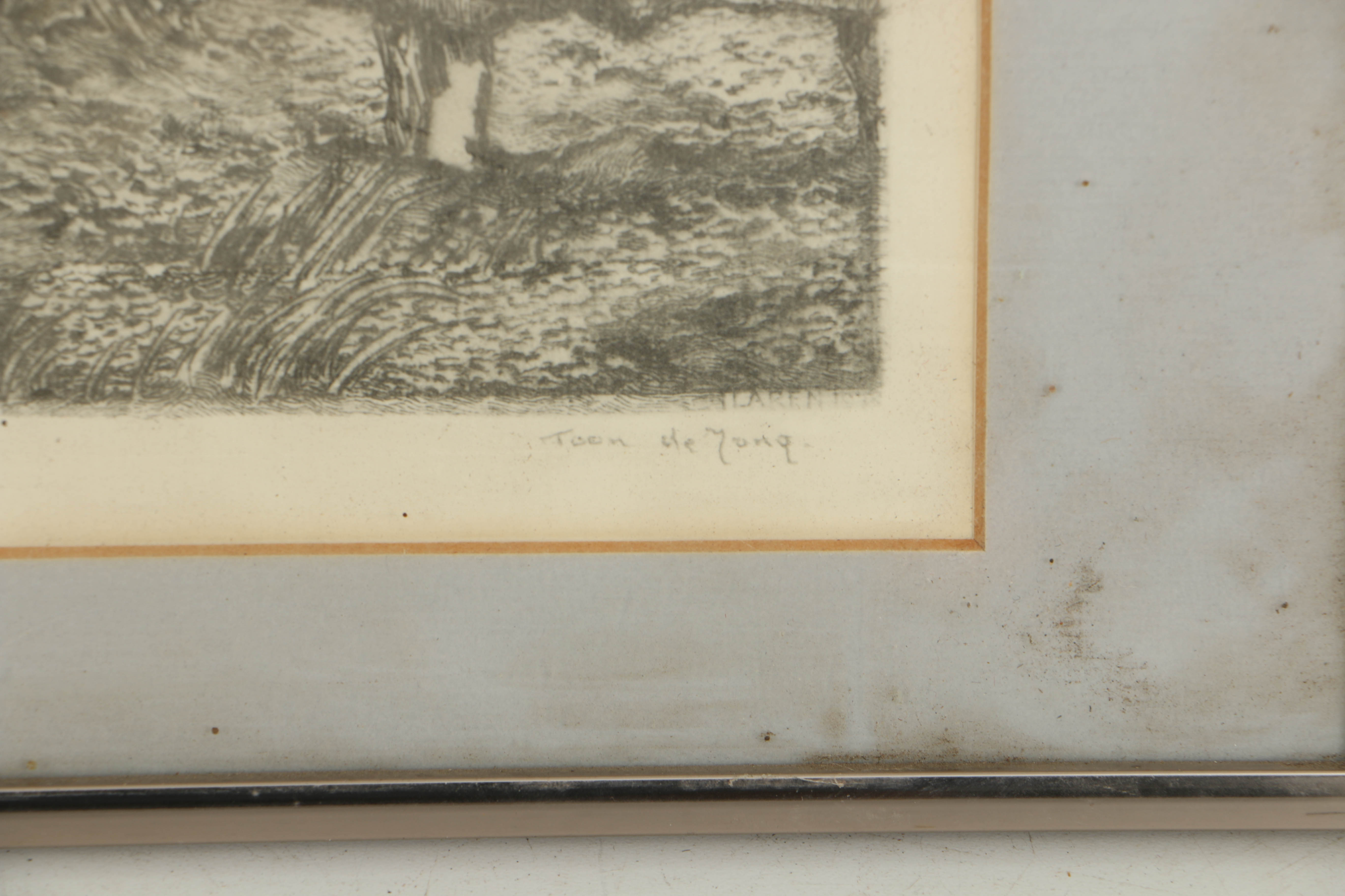 Toon de Jong Etching and Aquatint on Paper of Basilica View