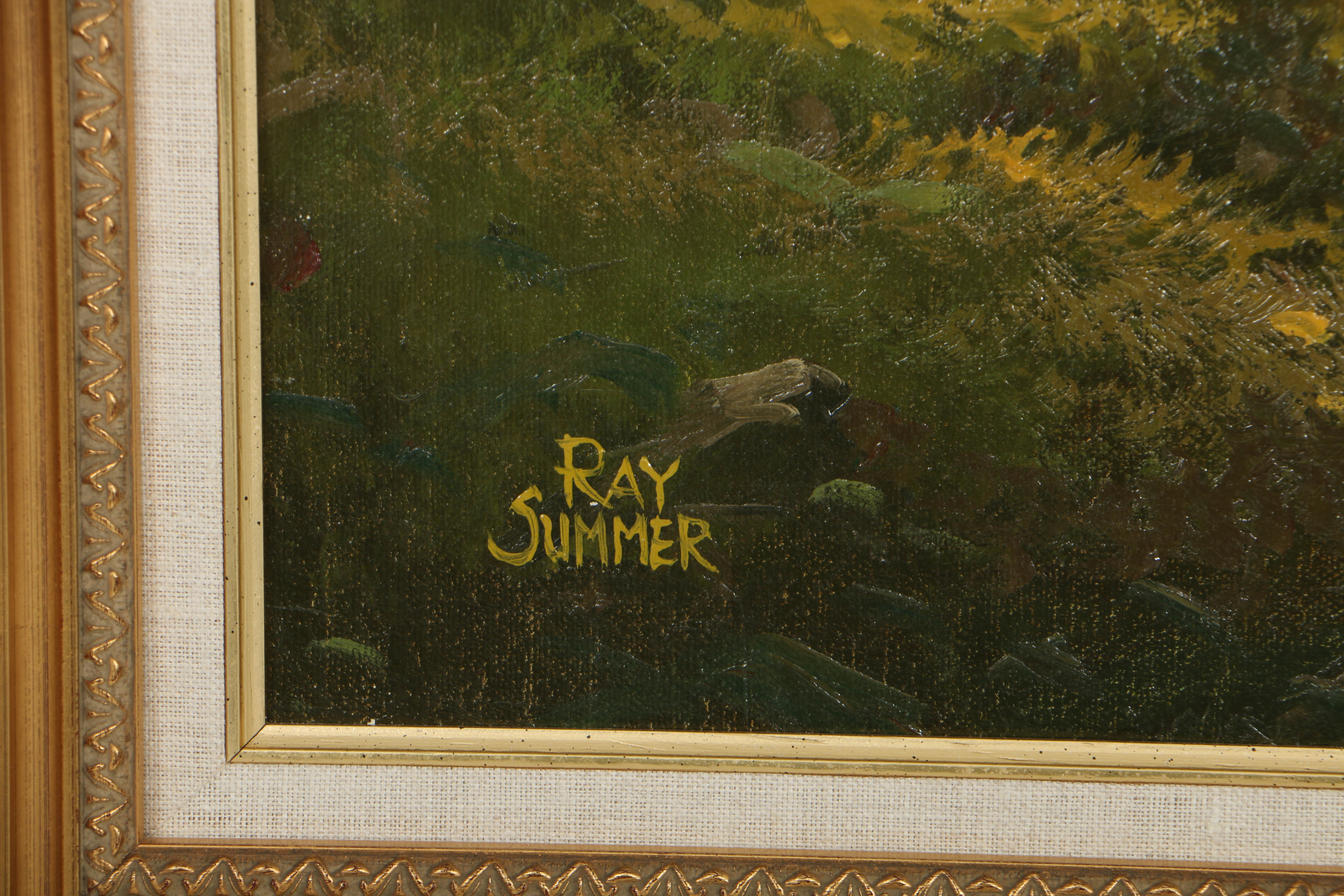 Ray Summer Oil on Canvas Landscape