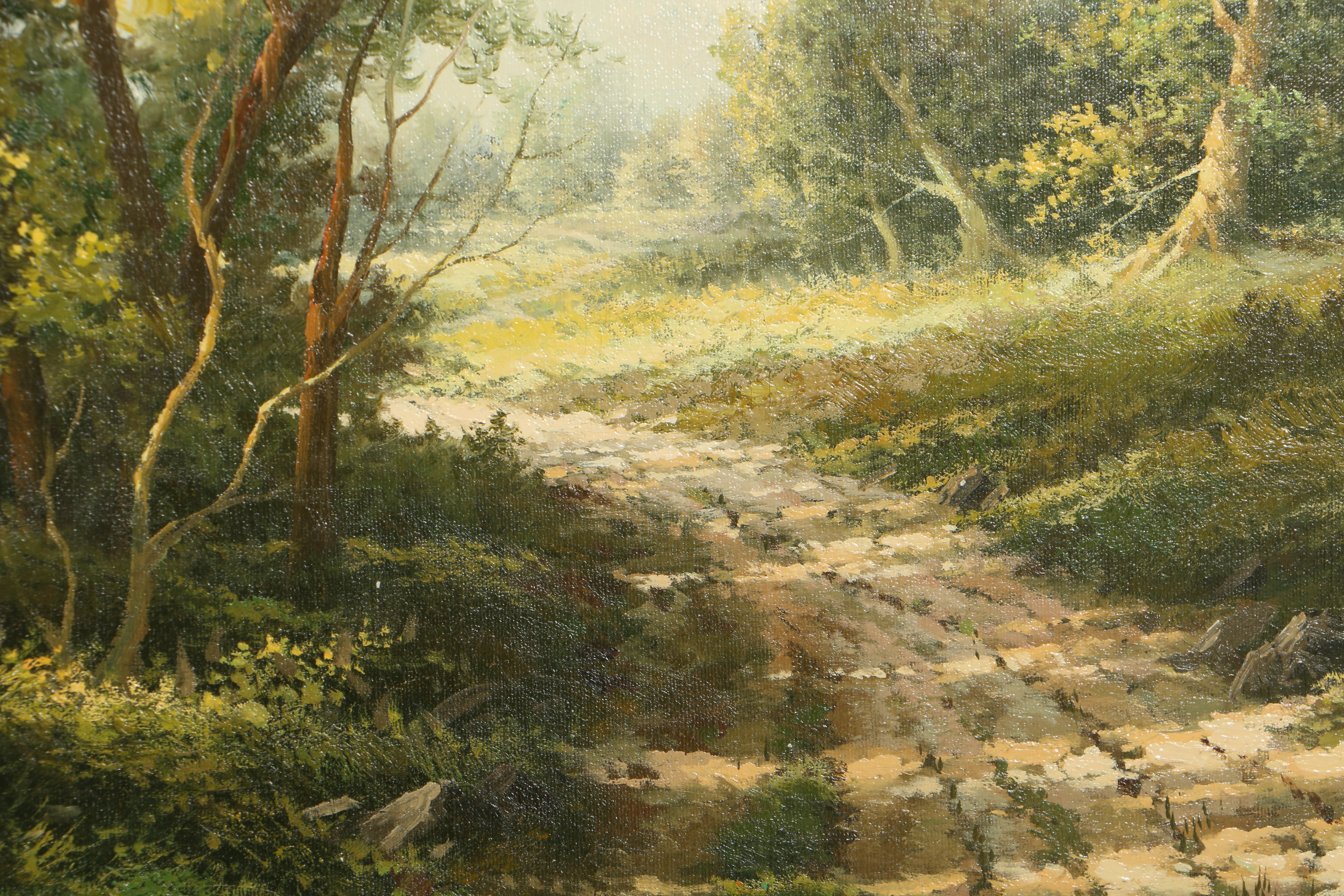 Ray Summer Oil on Canvas Landscape