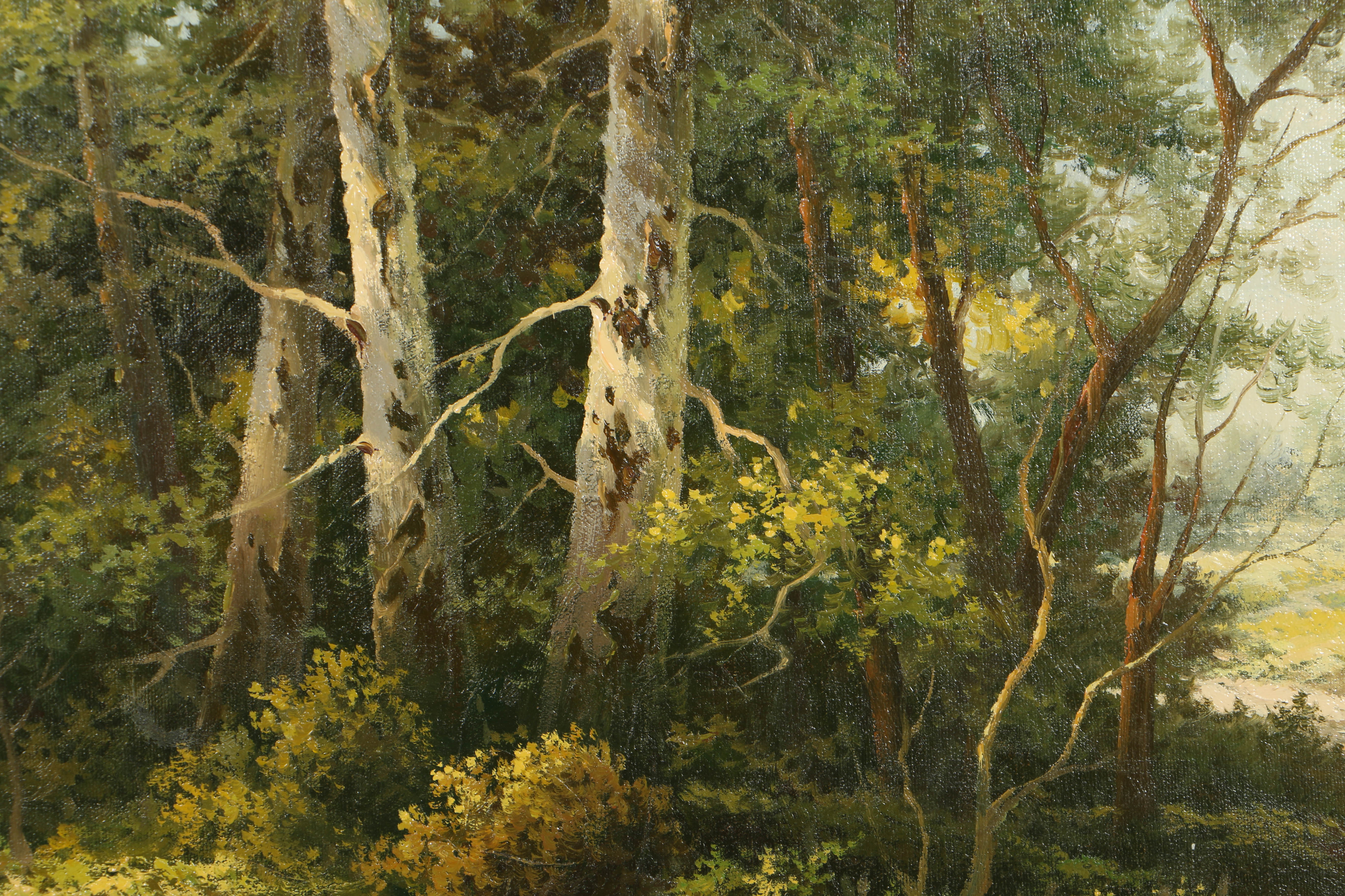 Ray Summer Oil on Canvas Landscape