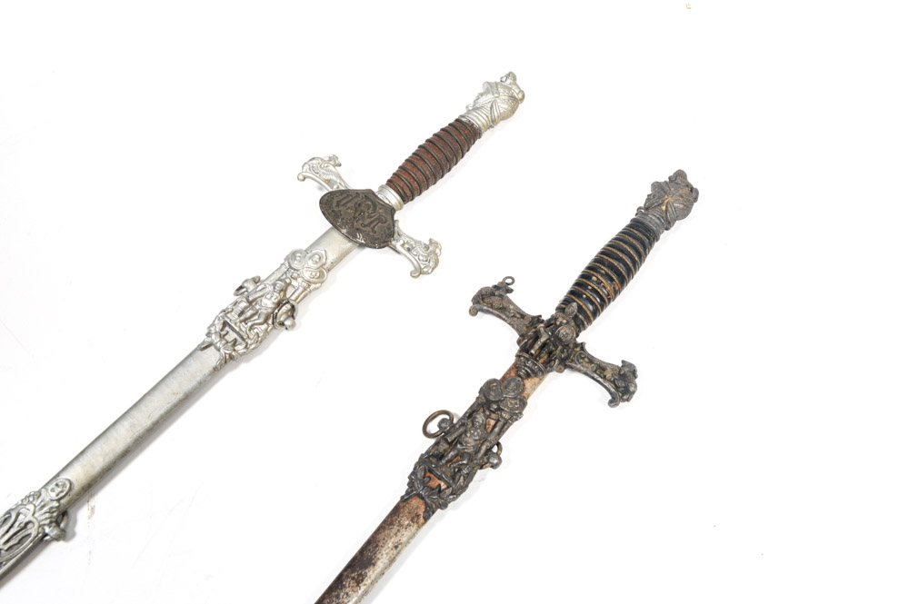 Vintage Knights of Pythias Ceremonial Swords