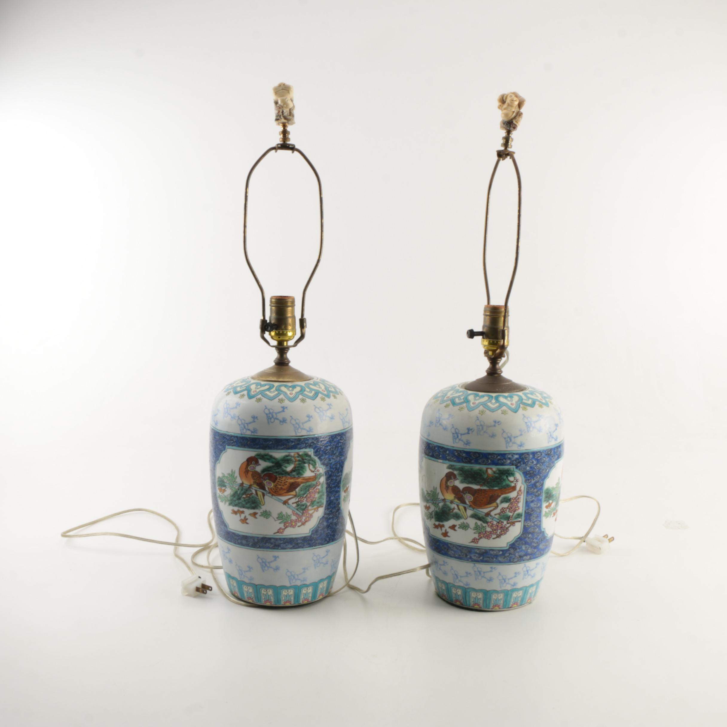 Pair of Chinese Table Lamps