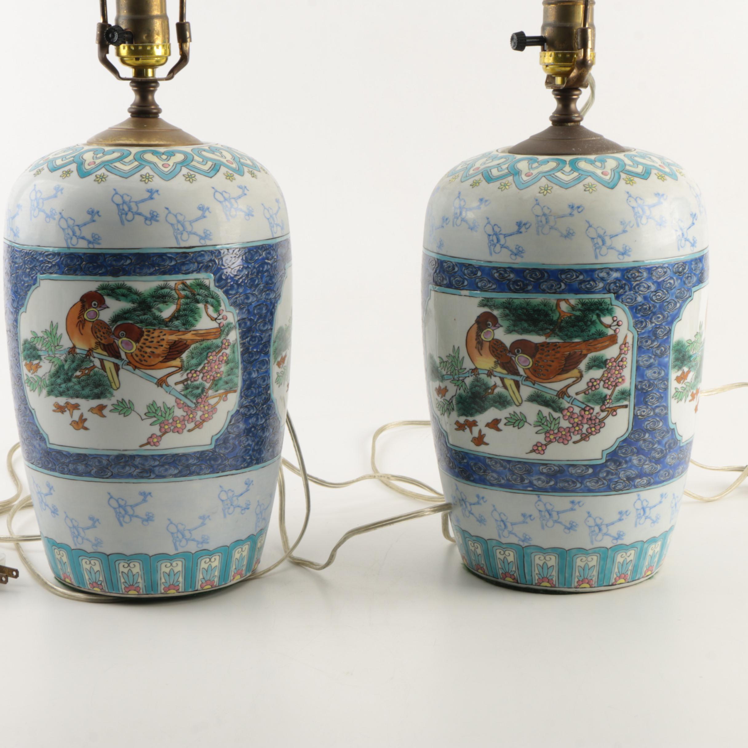 Pair of Chinese Table Lamps