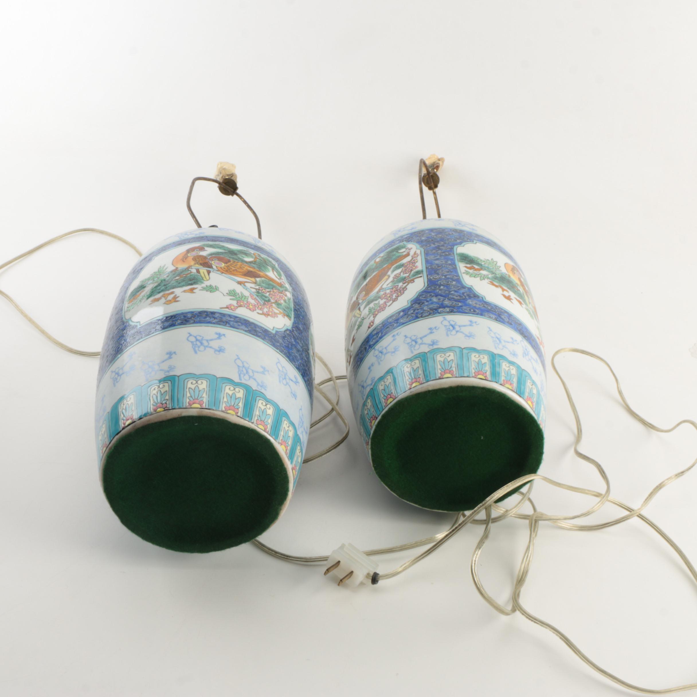 Pair of Chinese Table Lamps