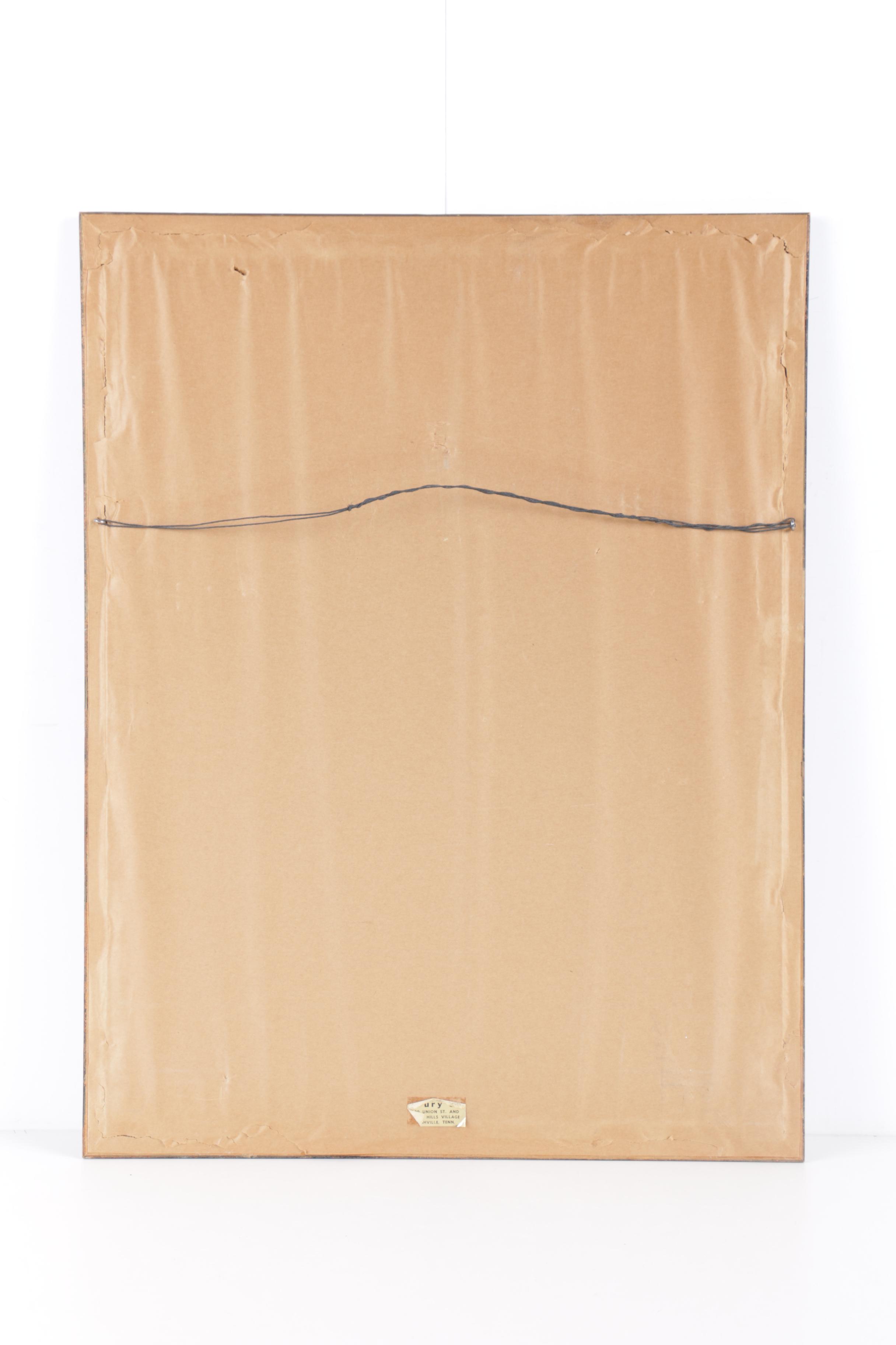 Graphite Drawing on Paper "The Wetterhorn"