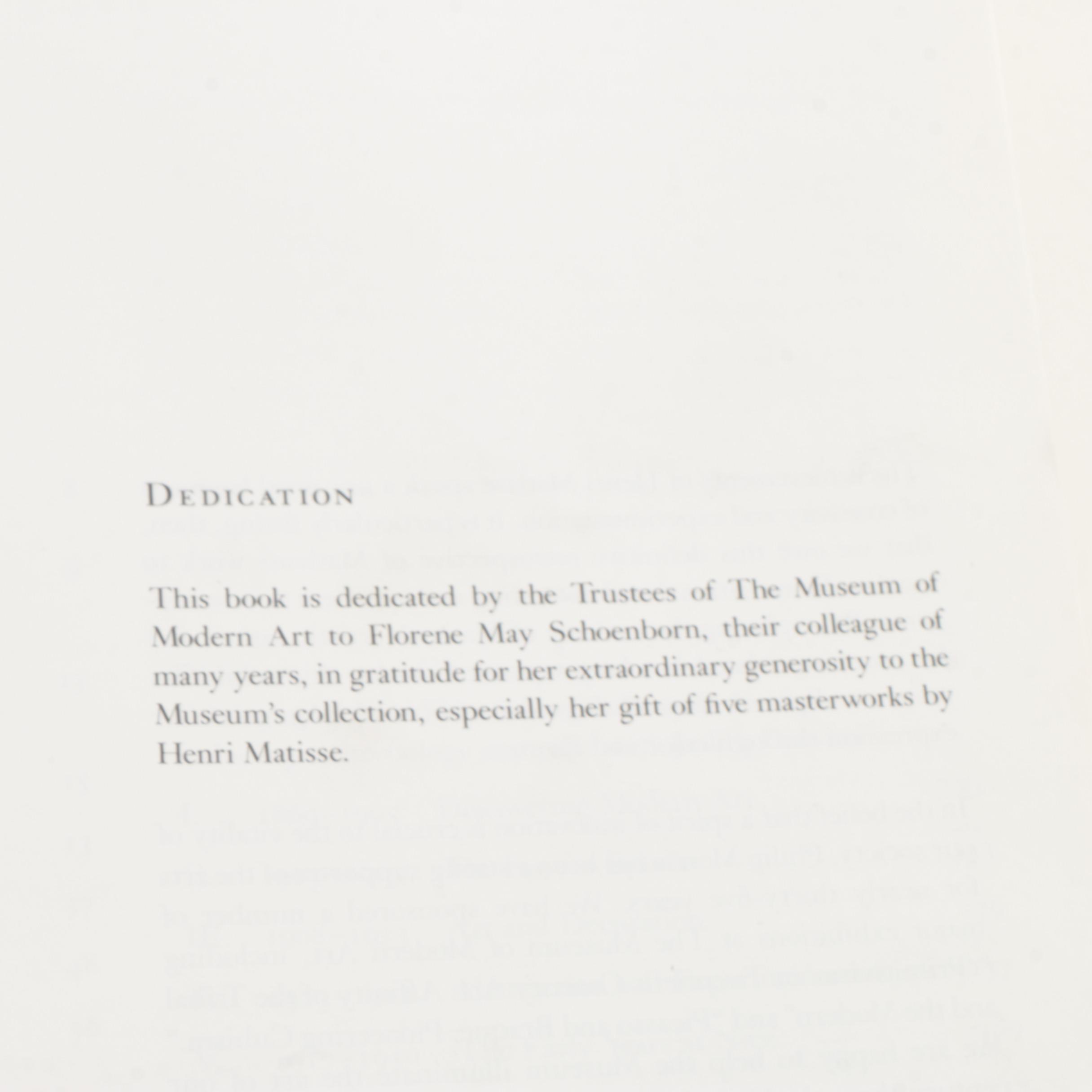 Contemporary Art Books Featuring Henri Matisse