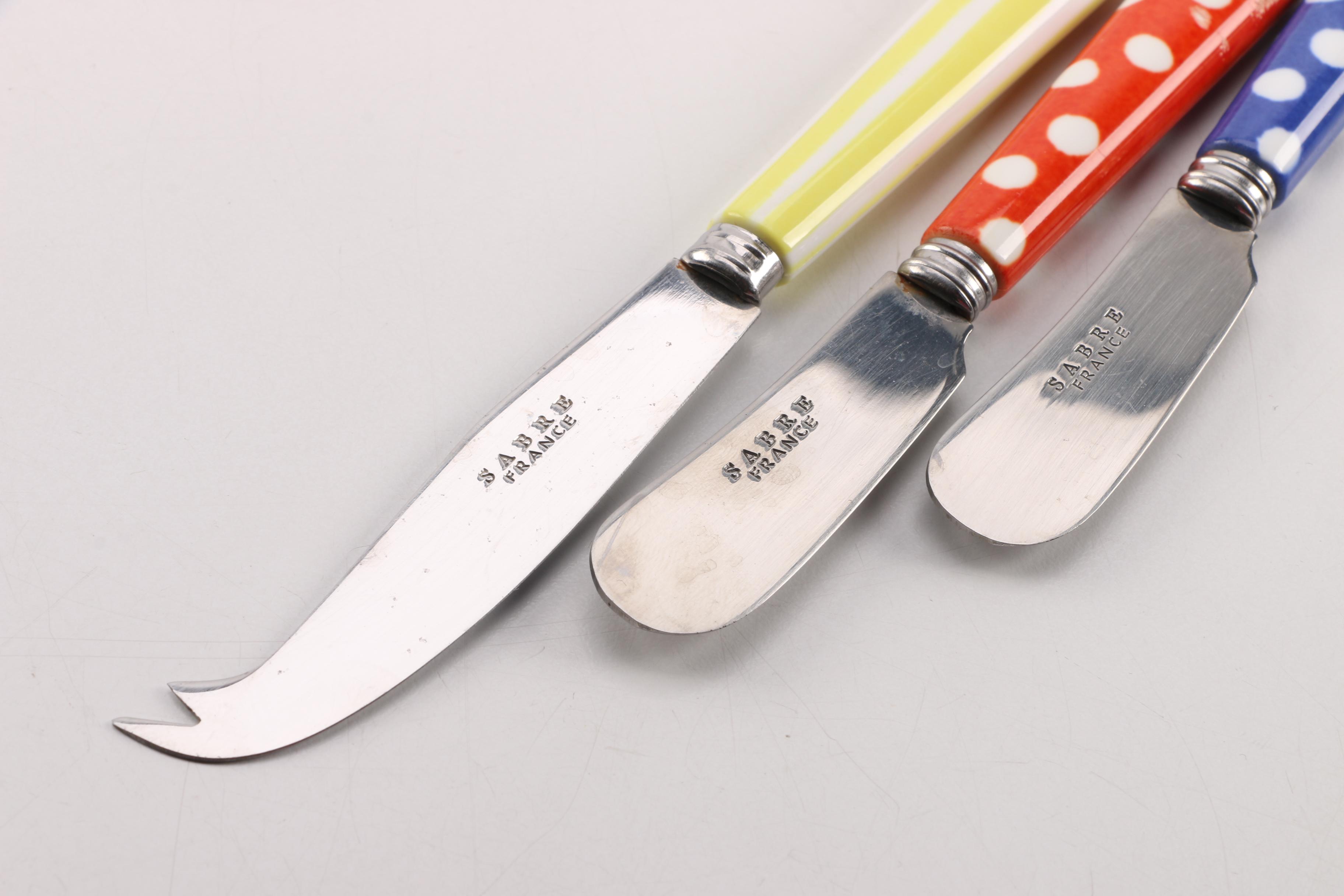 Sabre Flatware Set with Vibrantly Colored Handles